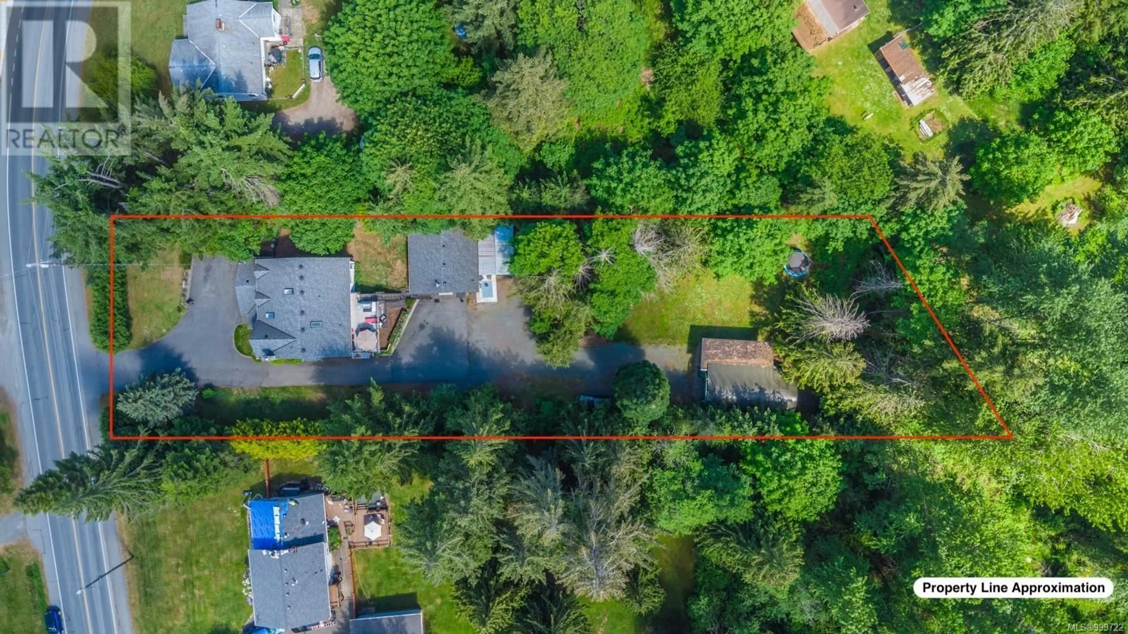A pic from outside/outdoor area/front of a property/back of a property/a pic from drone, street for 1654 EXTENSION ROAD, Nanaimo British Columbia V9X1A5