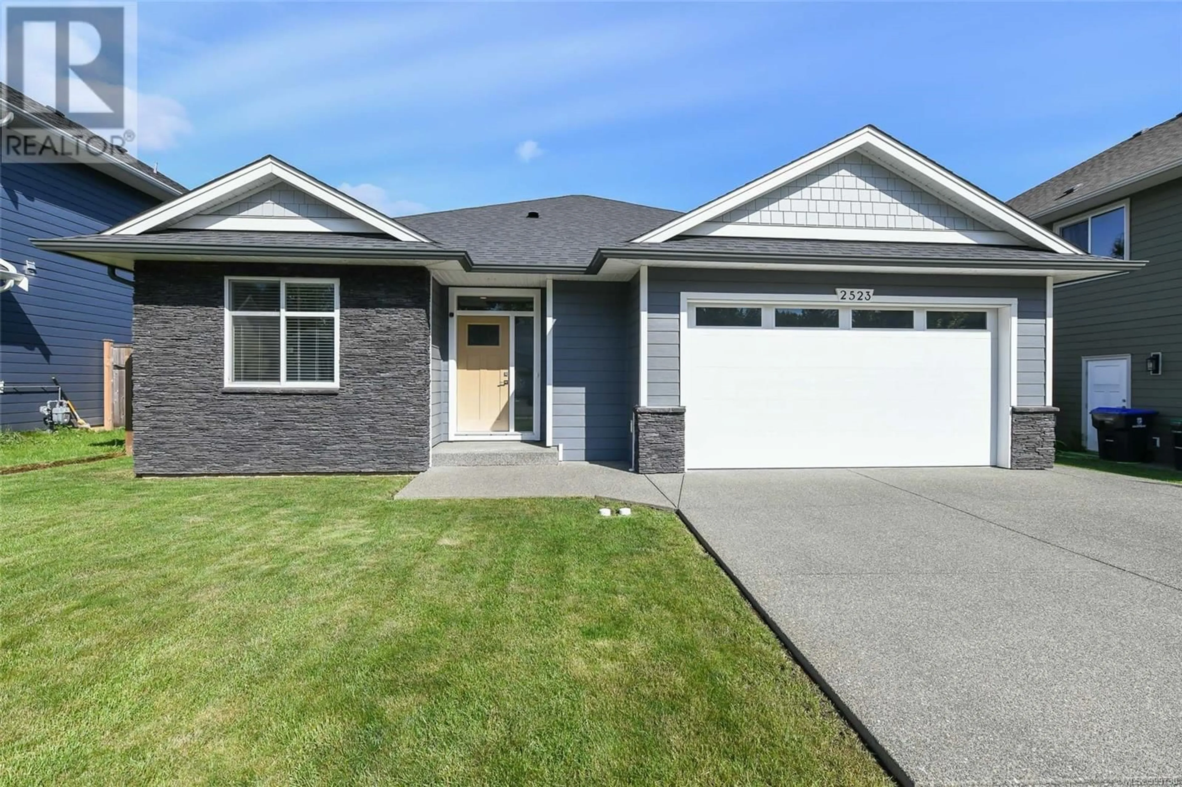 Home with brick exterior material, street for 2523 BRANCH AVENUE, Courtenay British Columbia V9N0E6