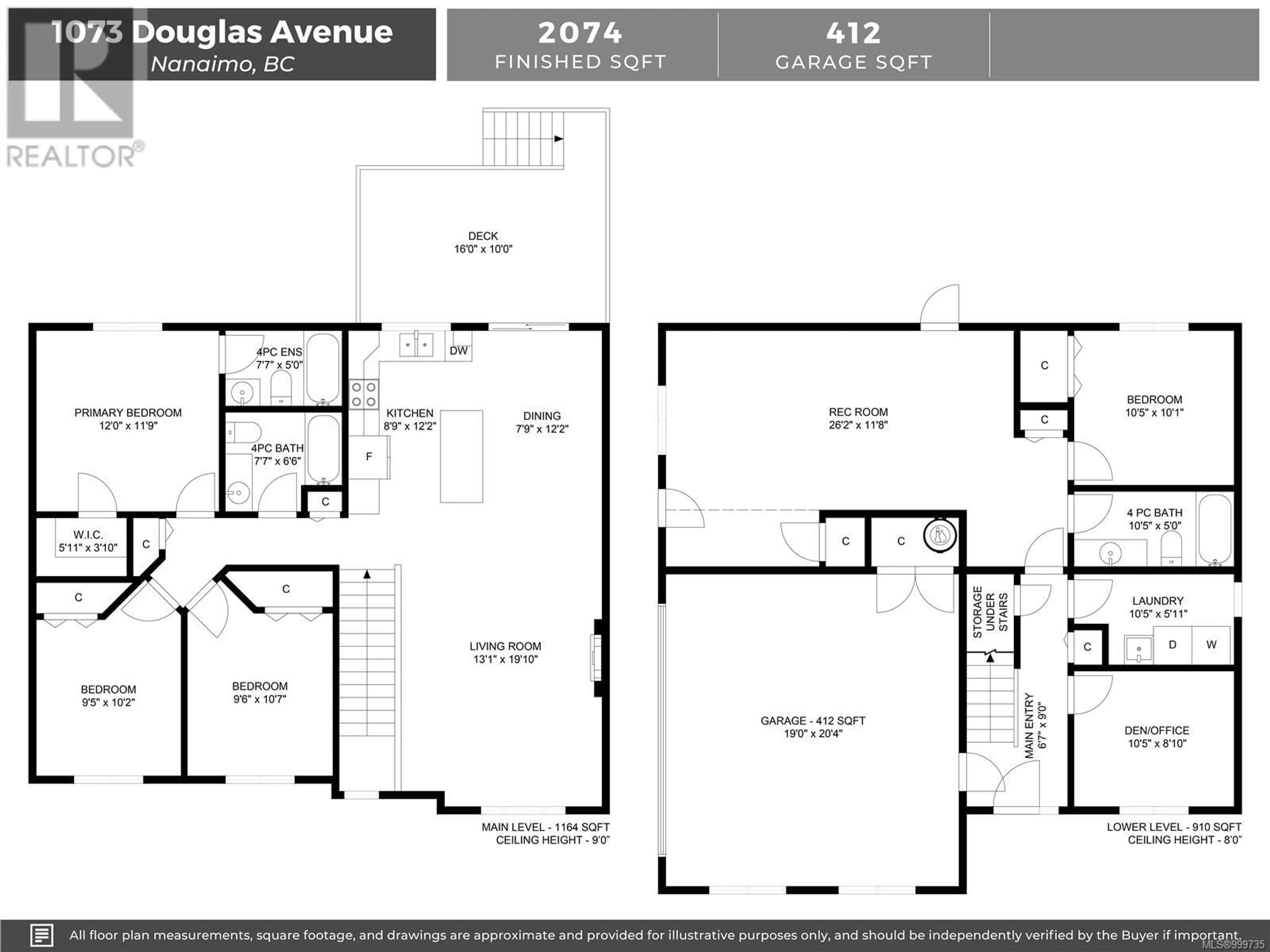 Floor plan for 1073 DOUGLAS AVENUE, Nanaimo British Columbia V9R0E3