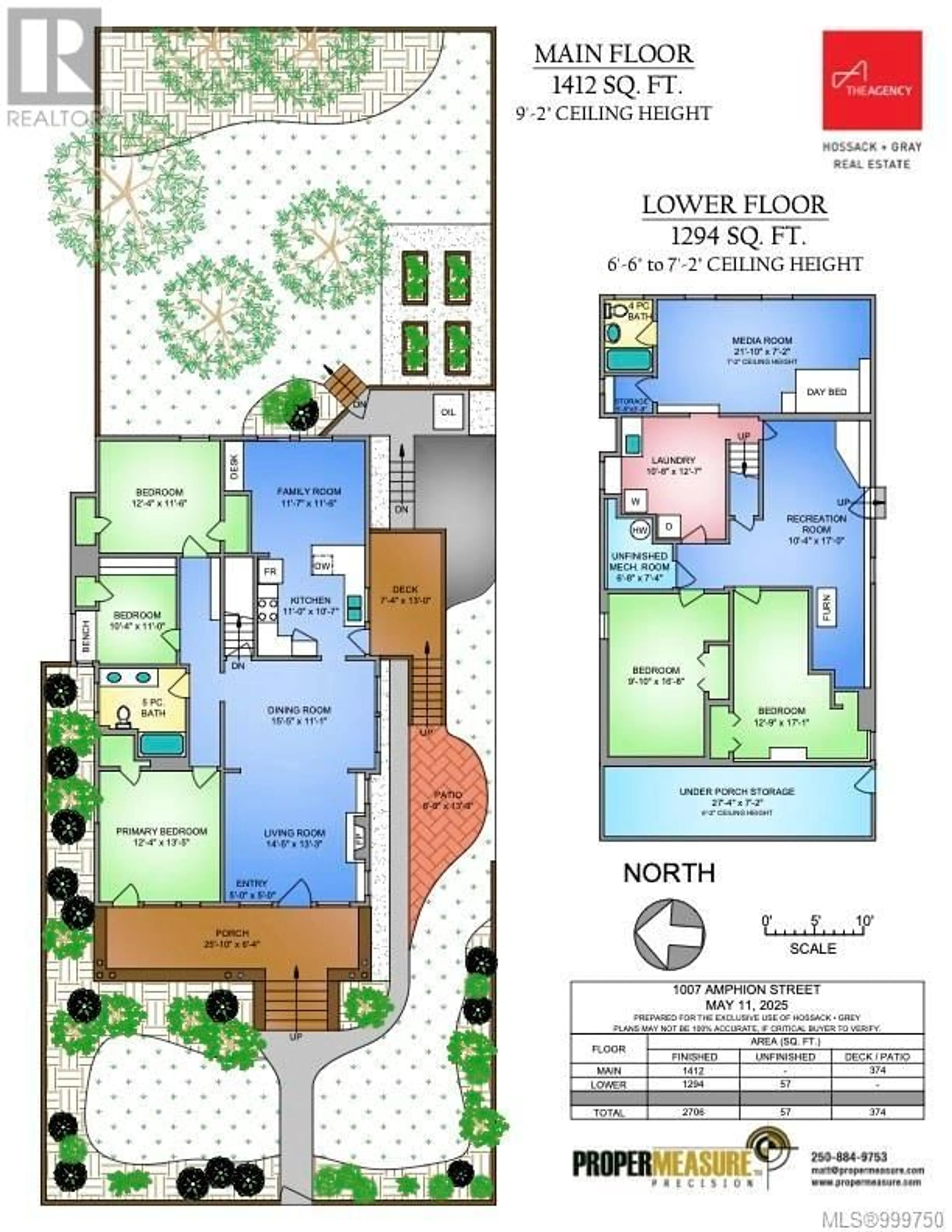 Floor plan for 1007 AMPHION STREET, Victoria British Columbia V8S4G2