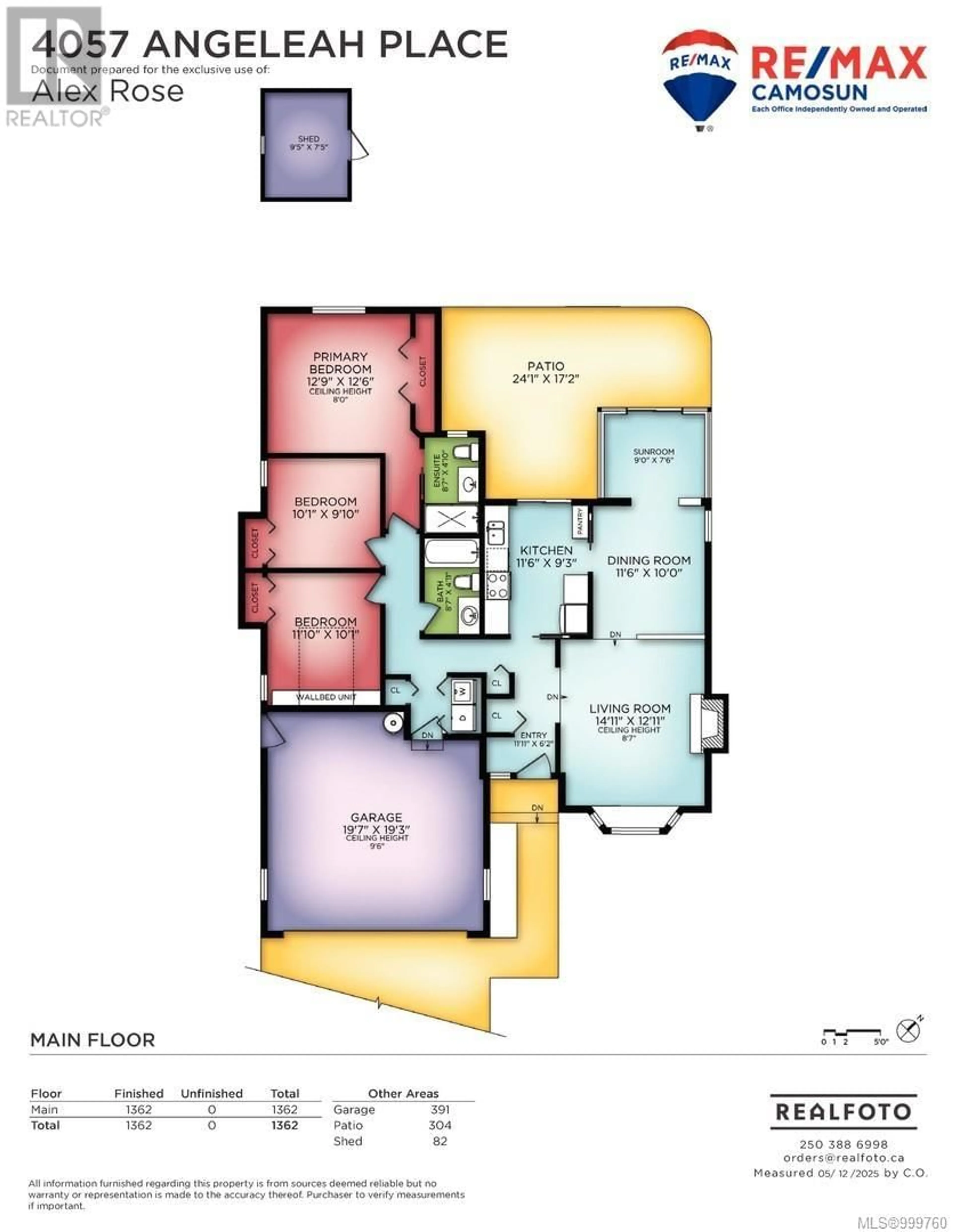 Floor plan for 4057 ANGELEAH PLACE, Saanich British Columbia V8Z6T1