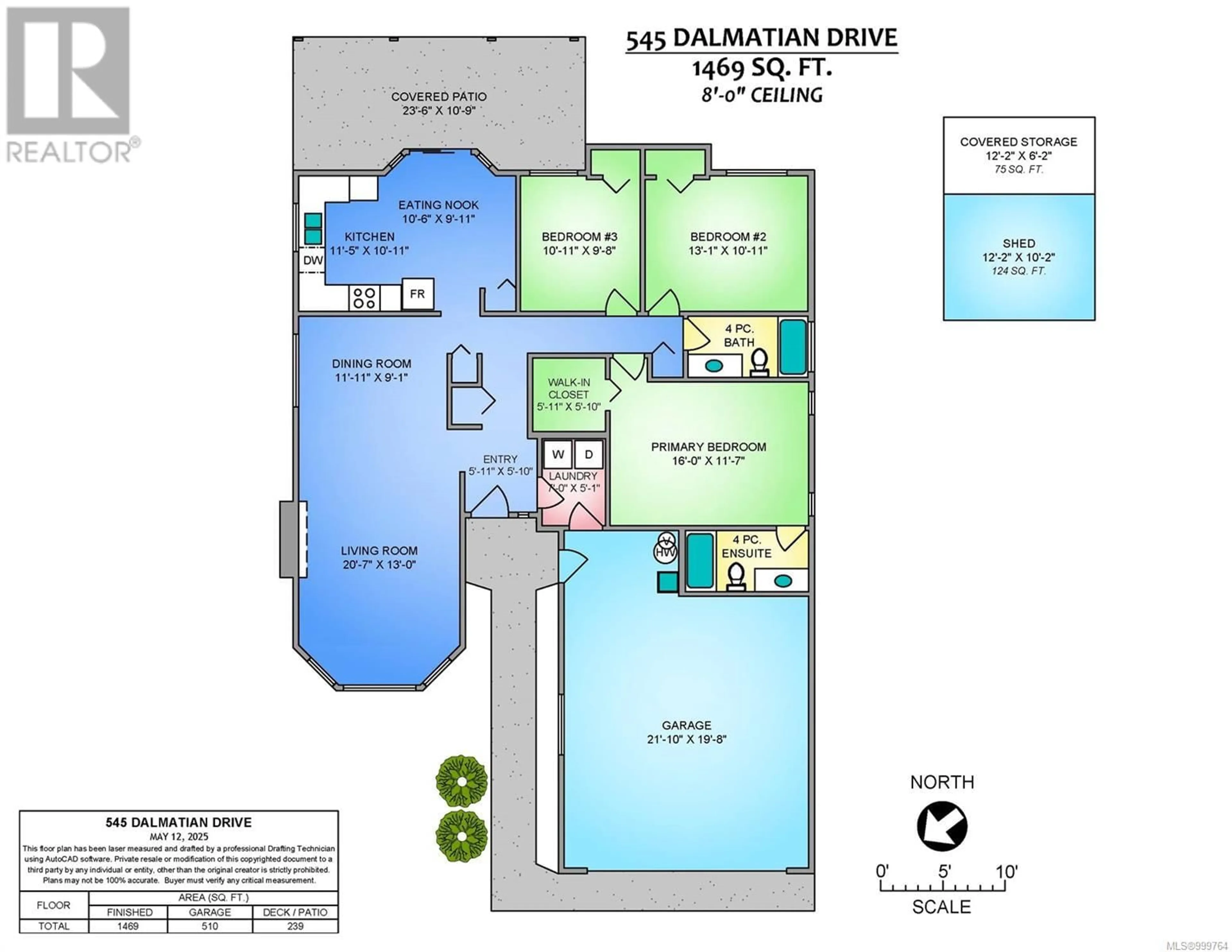Floor plan for 545 DALMATIAN DRIVE, Parksville British Columbia V9P1Y4