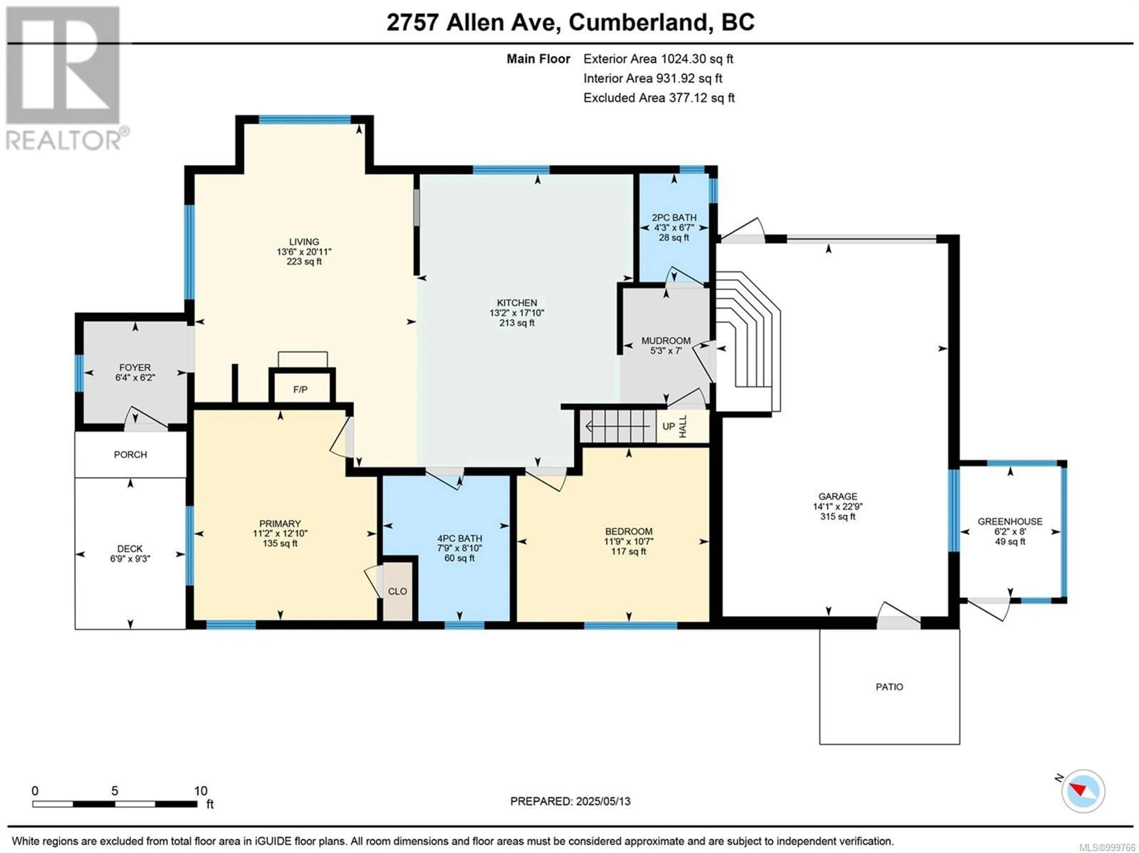 Floor plan for 2757 ALLEN AVENUE, Cumberland British Columbia V0R1S0