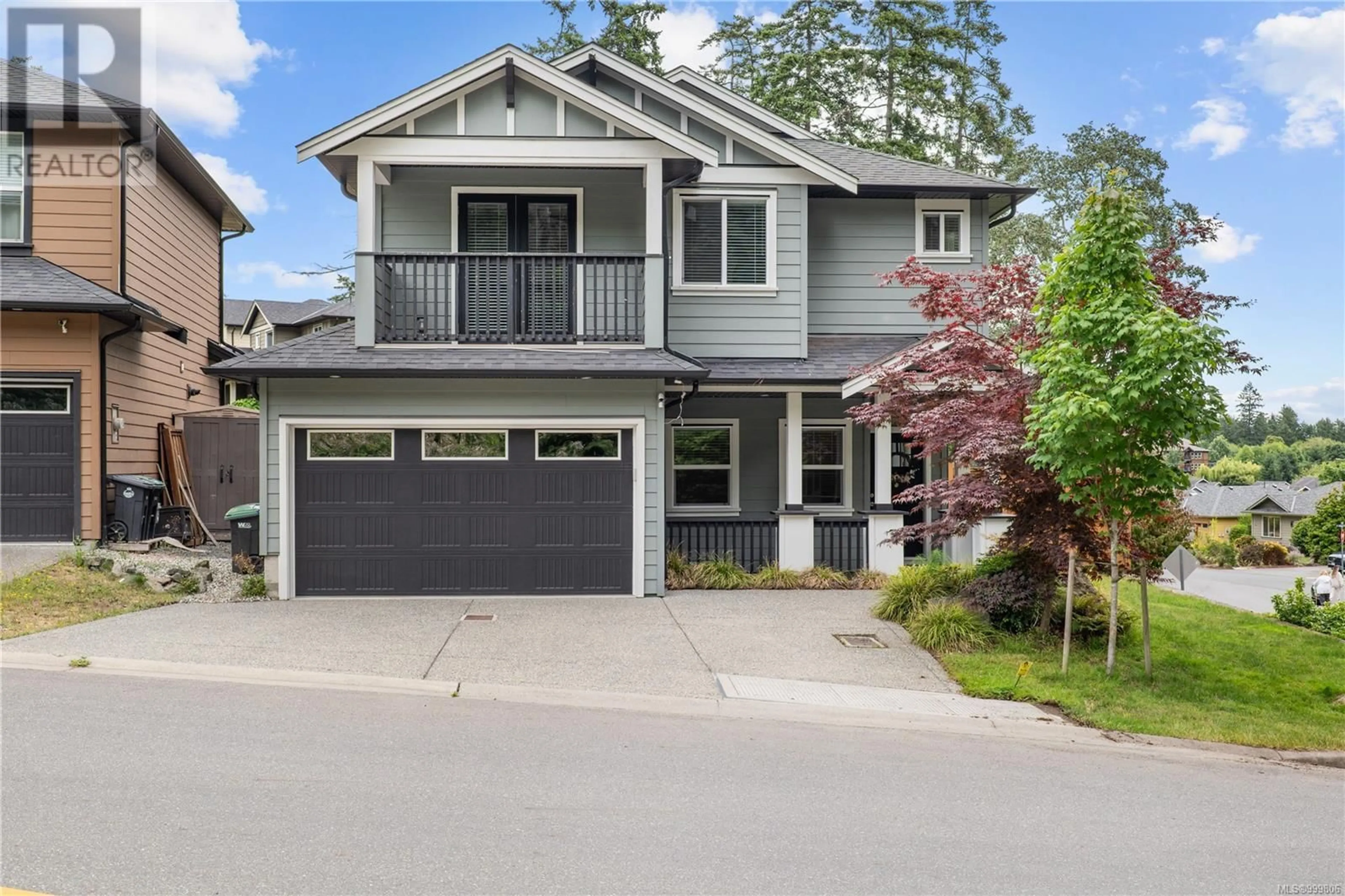 Home with vinyl exterior material, street for 2401 LUND ROAD, View Royal British Columbia V9B6V5