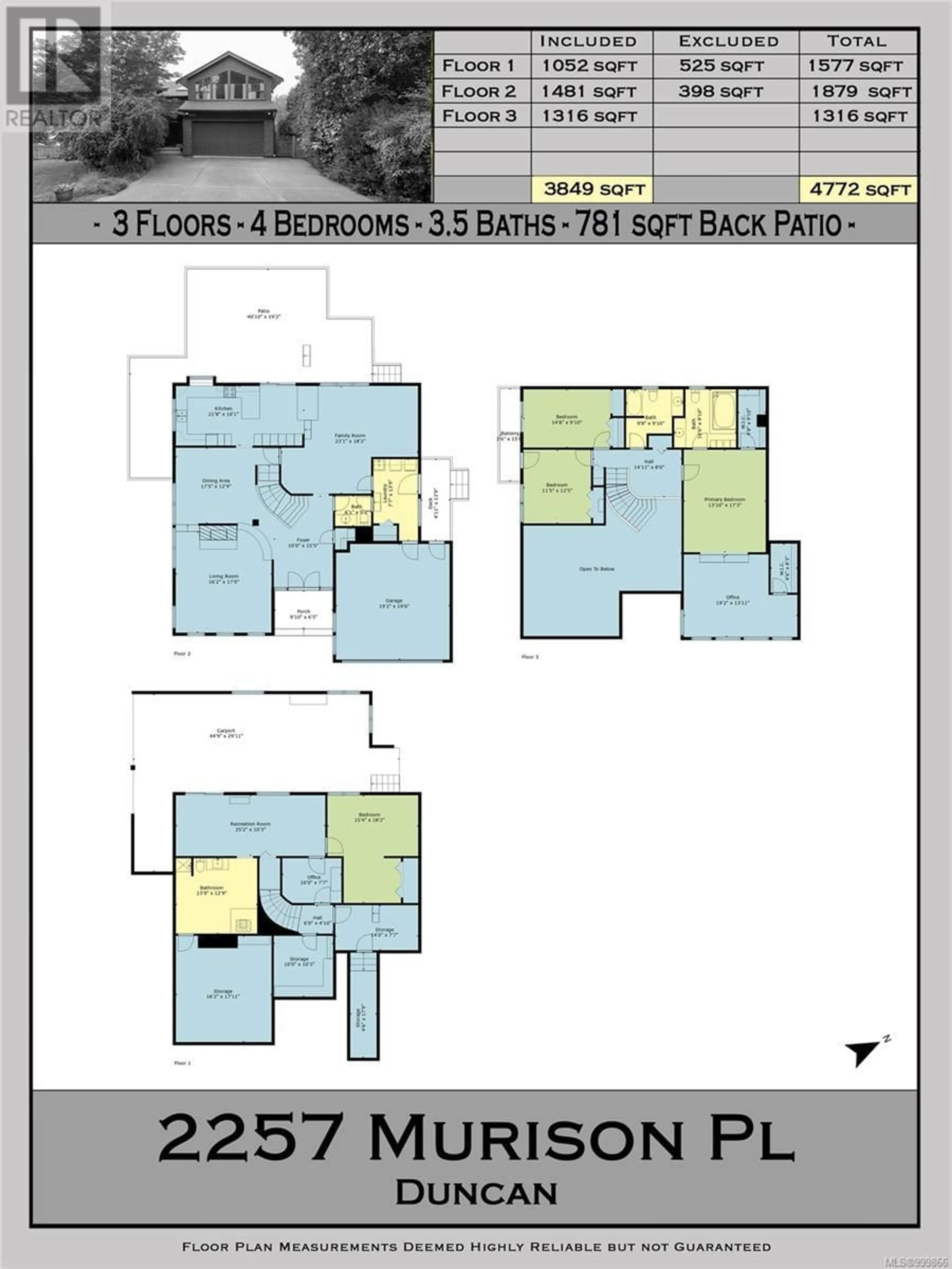 Floor plan for 2257 MURISON PLACE, Duncan British Columbia V9L4W3