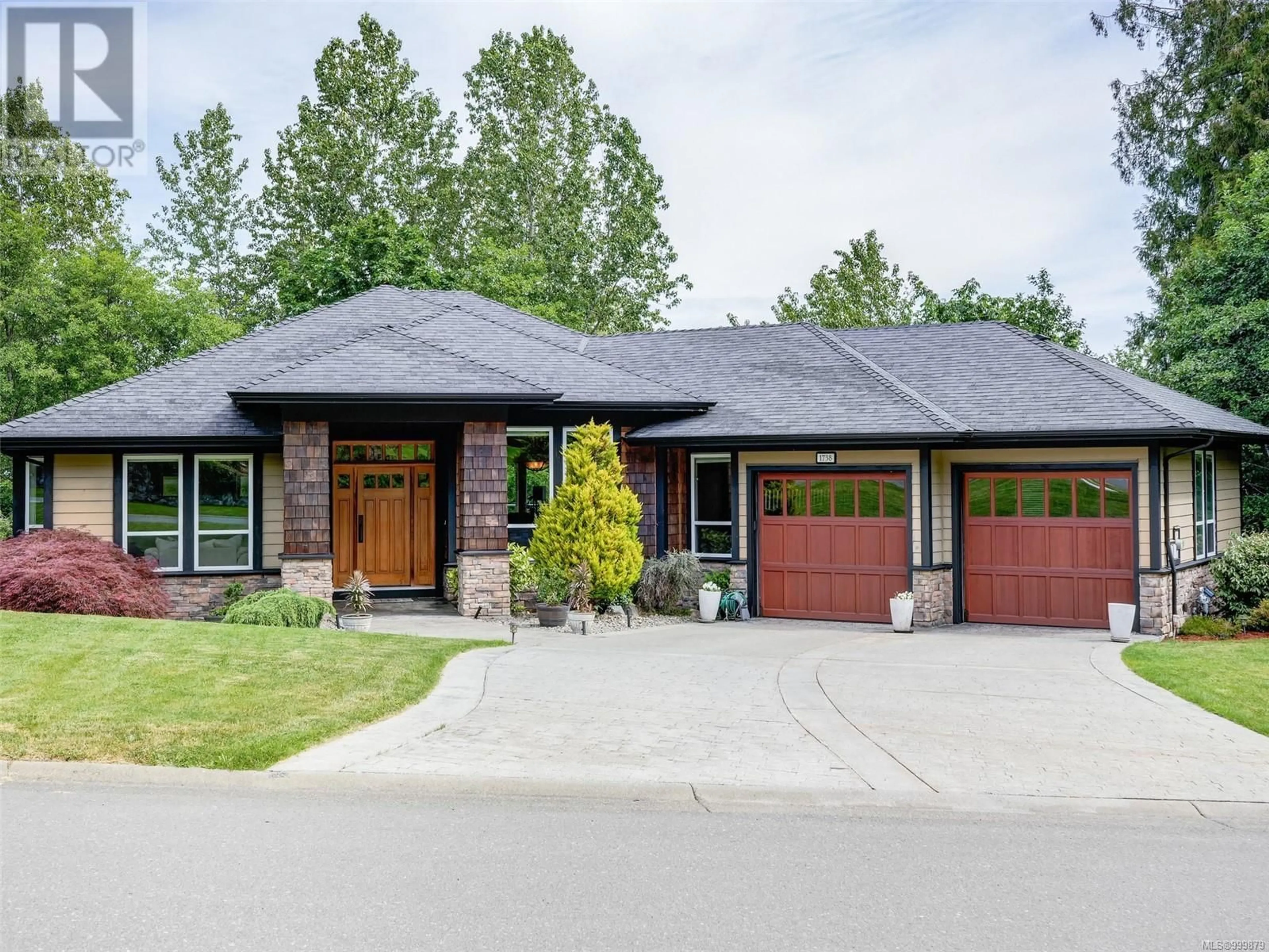 Home with brick exterior material, street for 1738 TEXADA TERRACE, North Saanich British Columbia V8L6B1