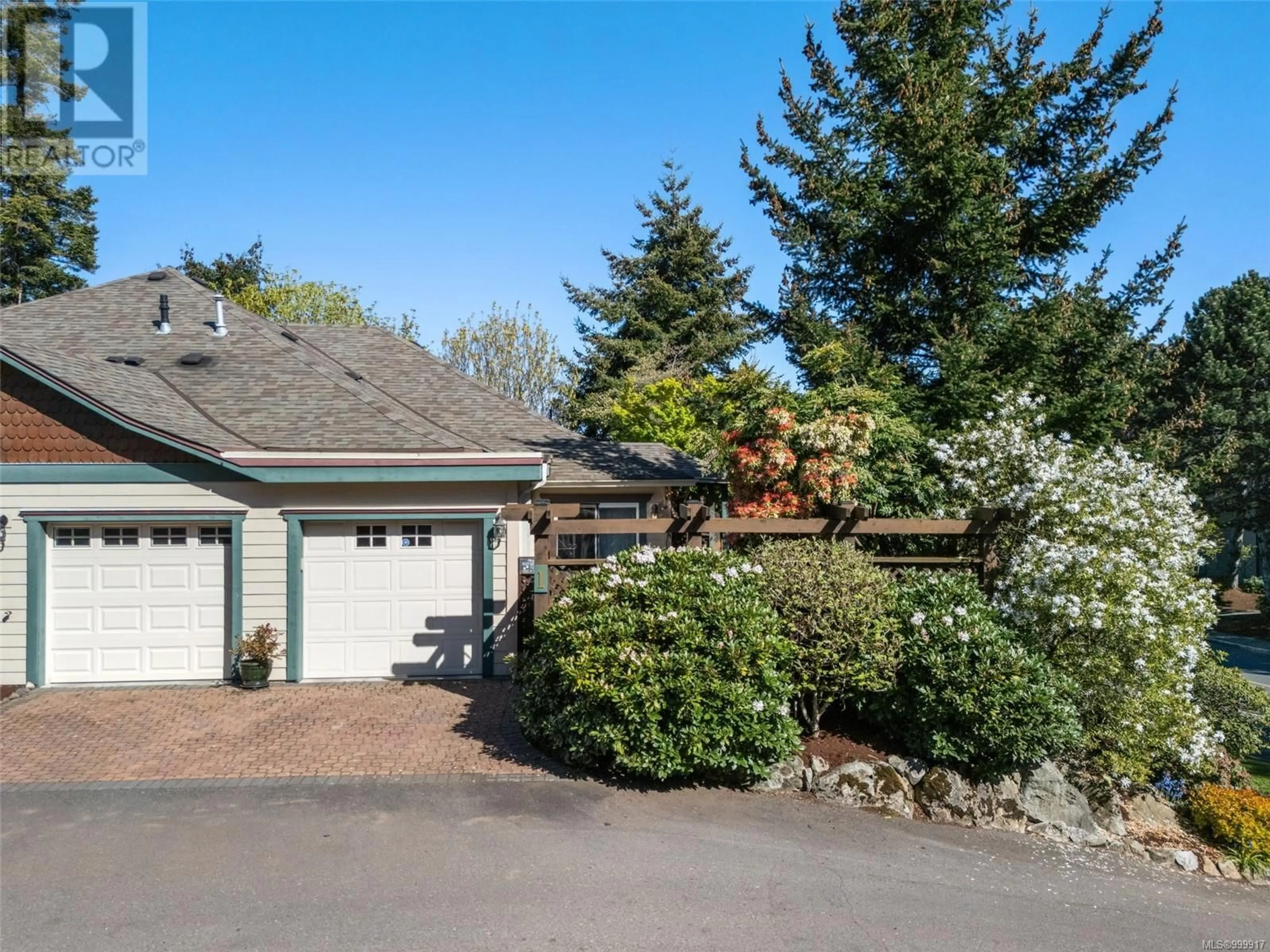 A pic from outside/outdoor area/front of a property/back of a property/a pic from drone, unknown for 1 - 106 ALDERSMITH PLACE, View Royal British Columbia V9A7M8