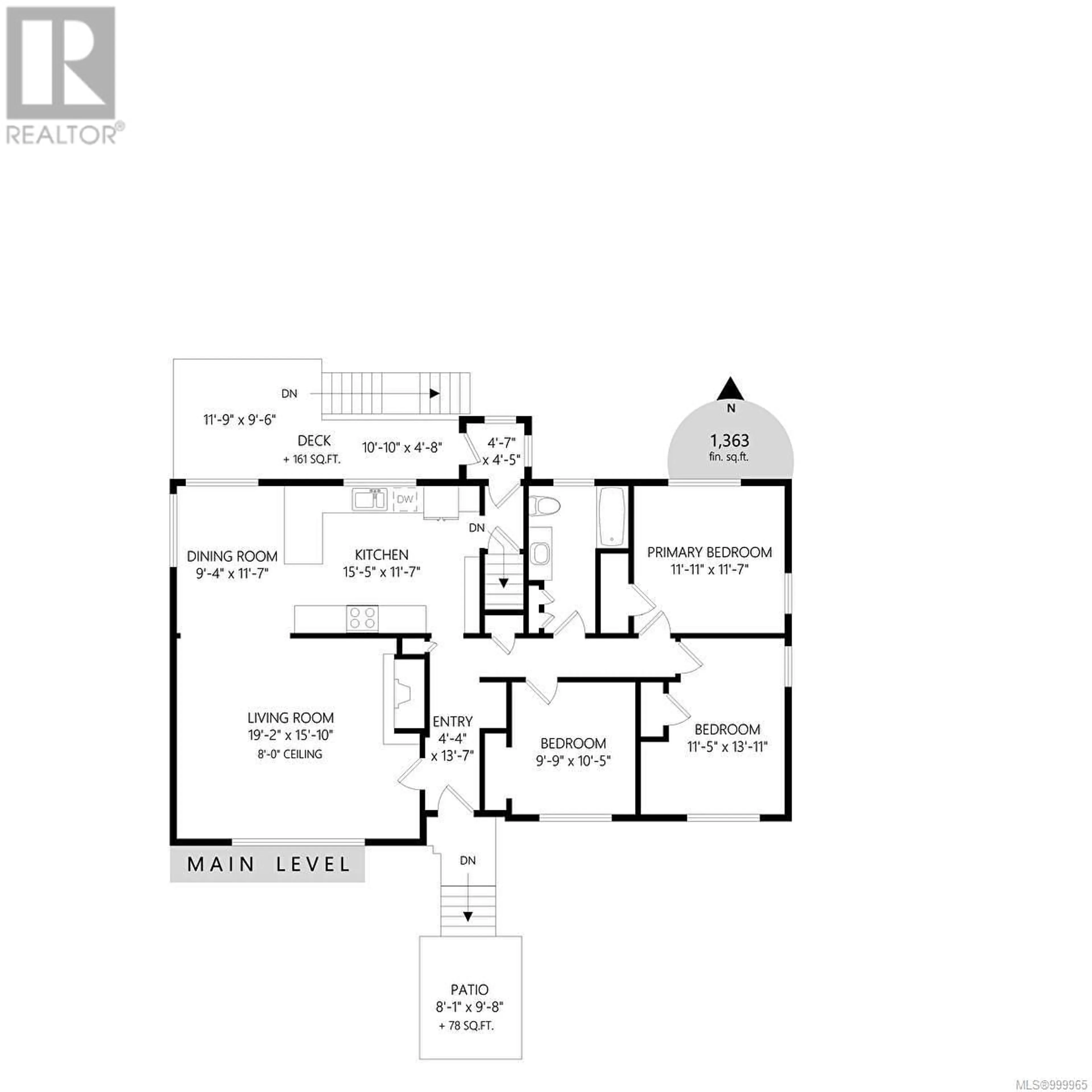 Floor plan for 654 CANTERBURY ROAD, Saanich British Columbia V8Z1Z7
