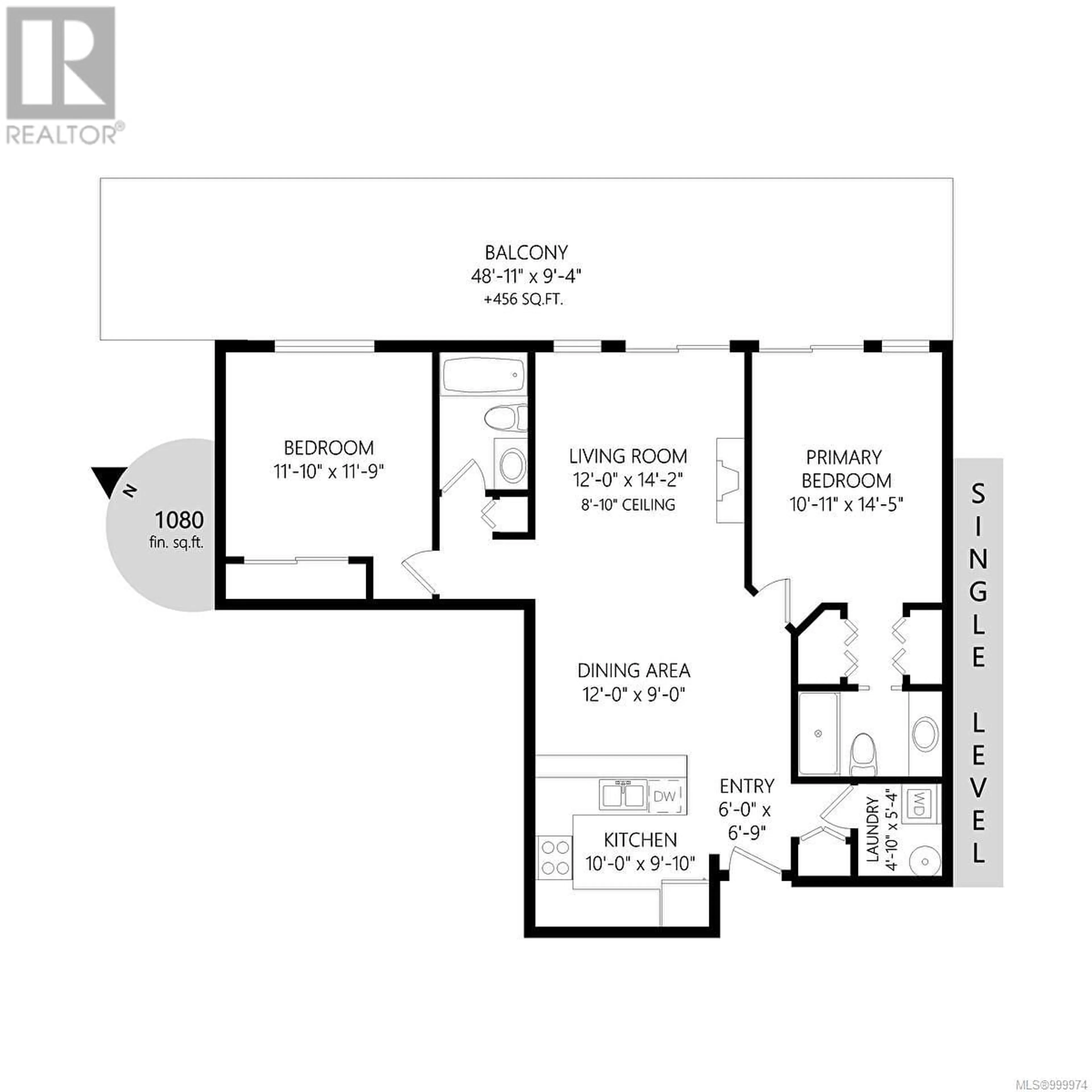 Floor plan for 203 - 2881 PEATT ROAD, Langford British Columbia V9B3V7