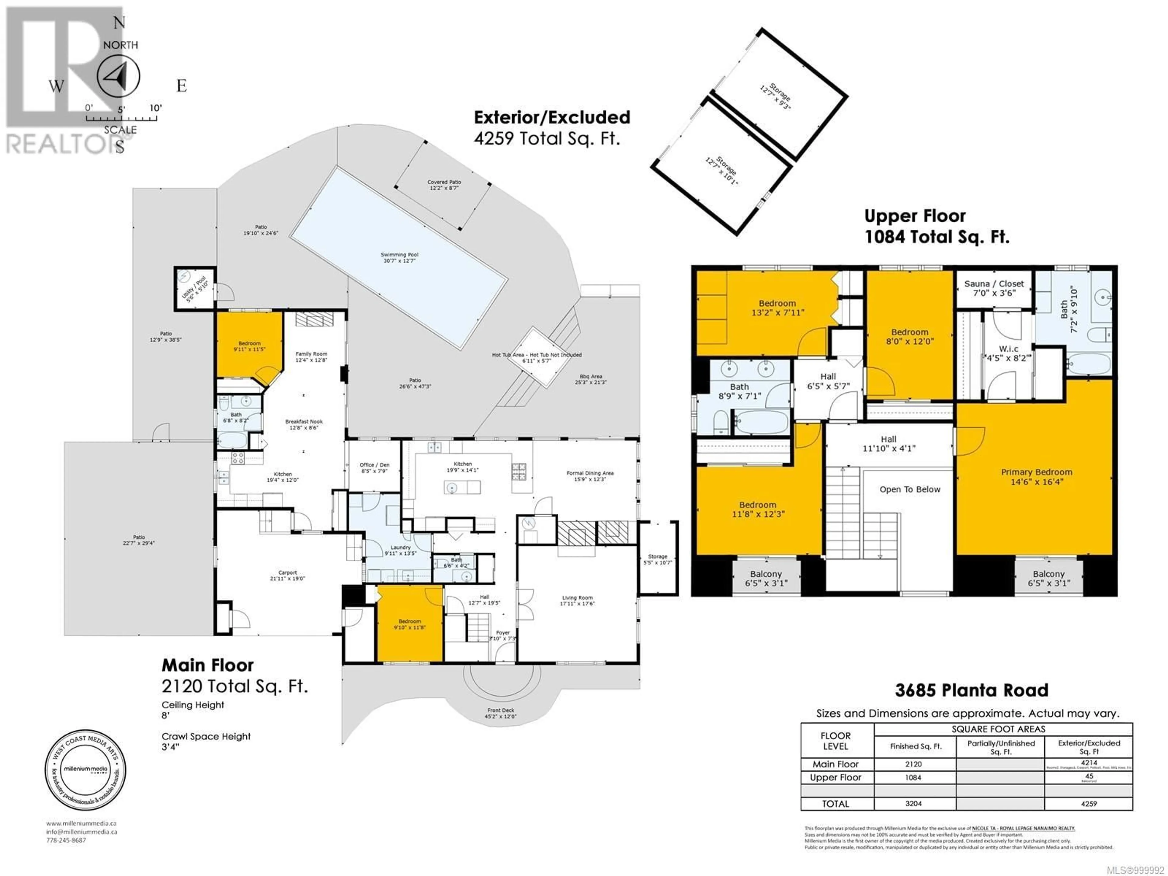Floor plan for 3685 PLANTA ROAD, Nanaimo British Columbia V9T3E8