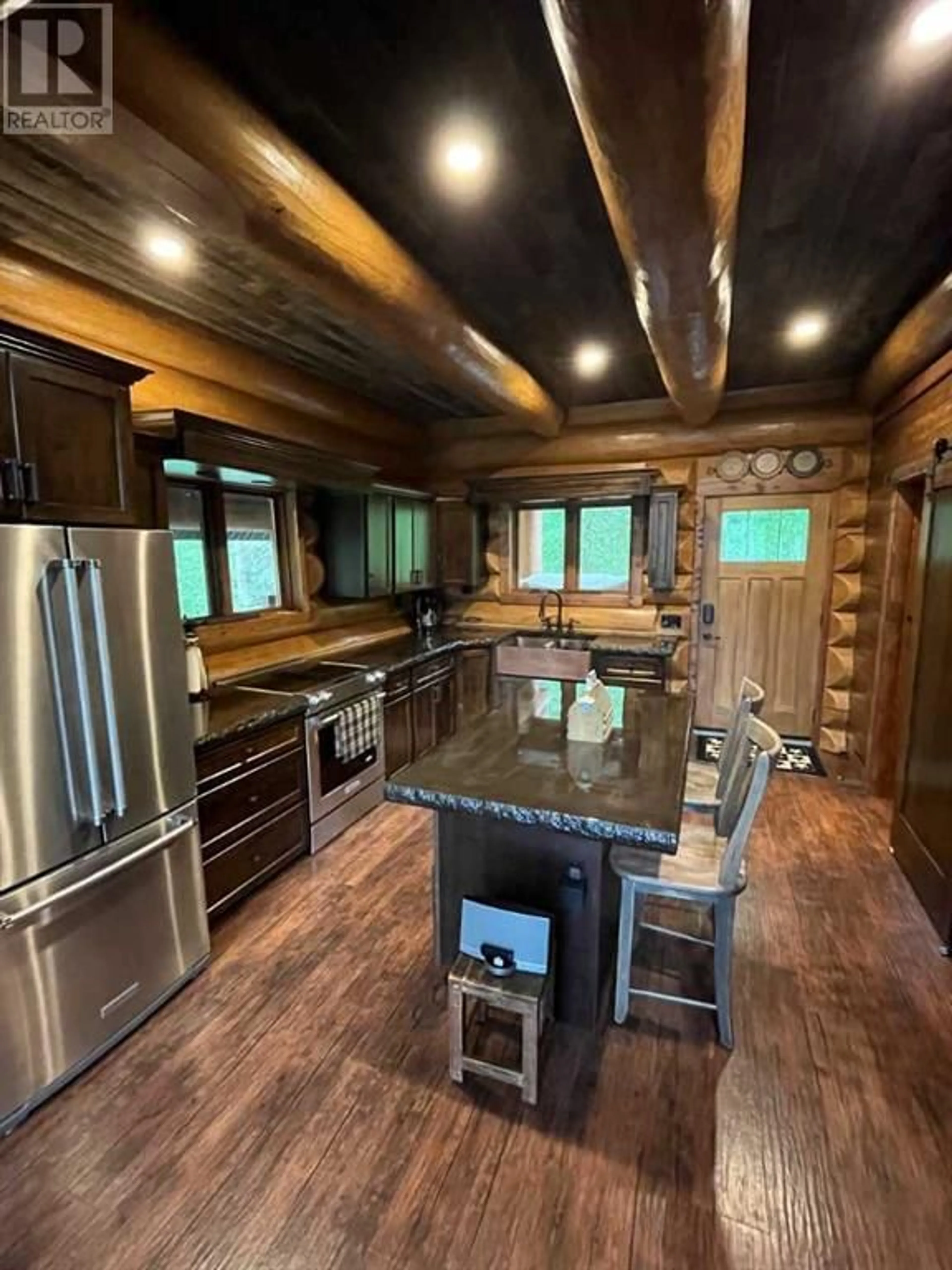 Rustic kitchen for 3 Monias Drive Hilliards Bay Estates, Rural Big Lakes County Alberta T0G1J0