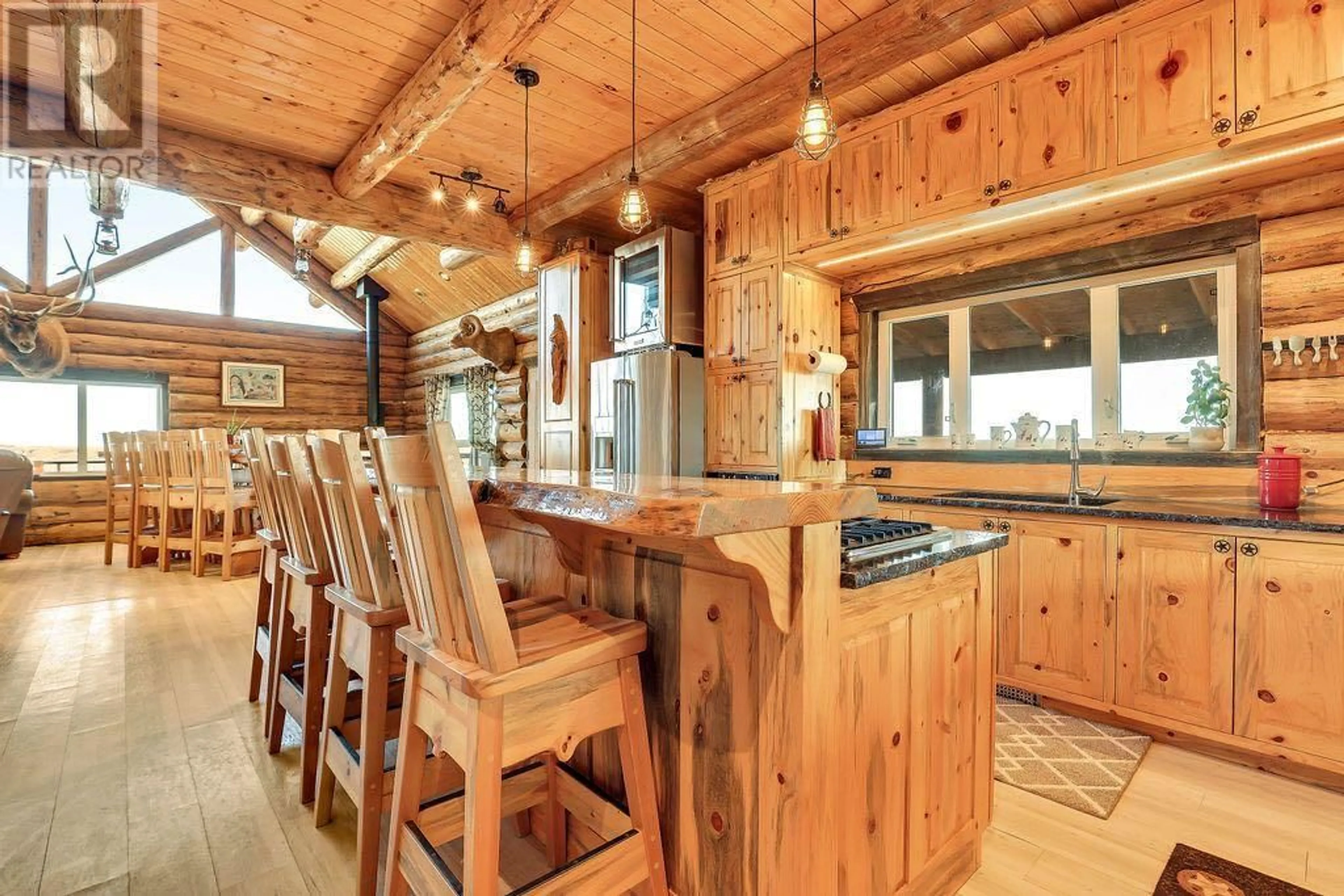 Rustic kitchen for 215012 RR 254, Mossleigh Alberta T0J0M0