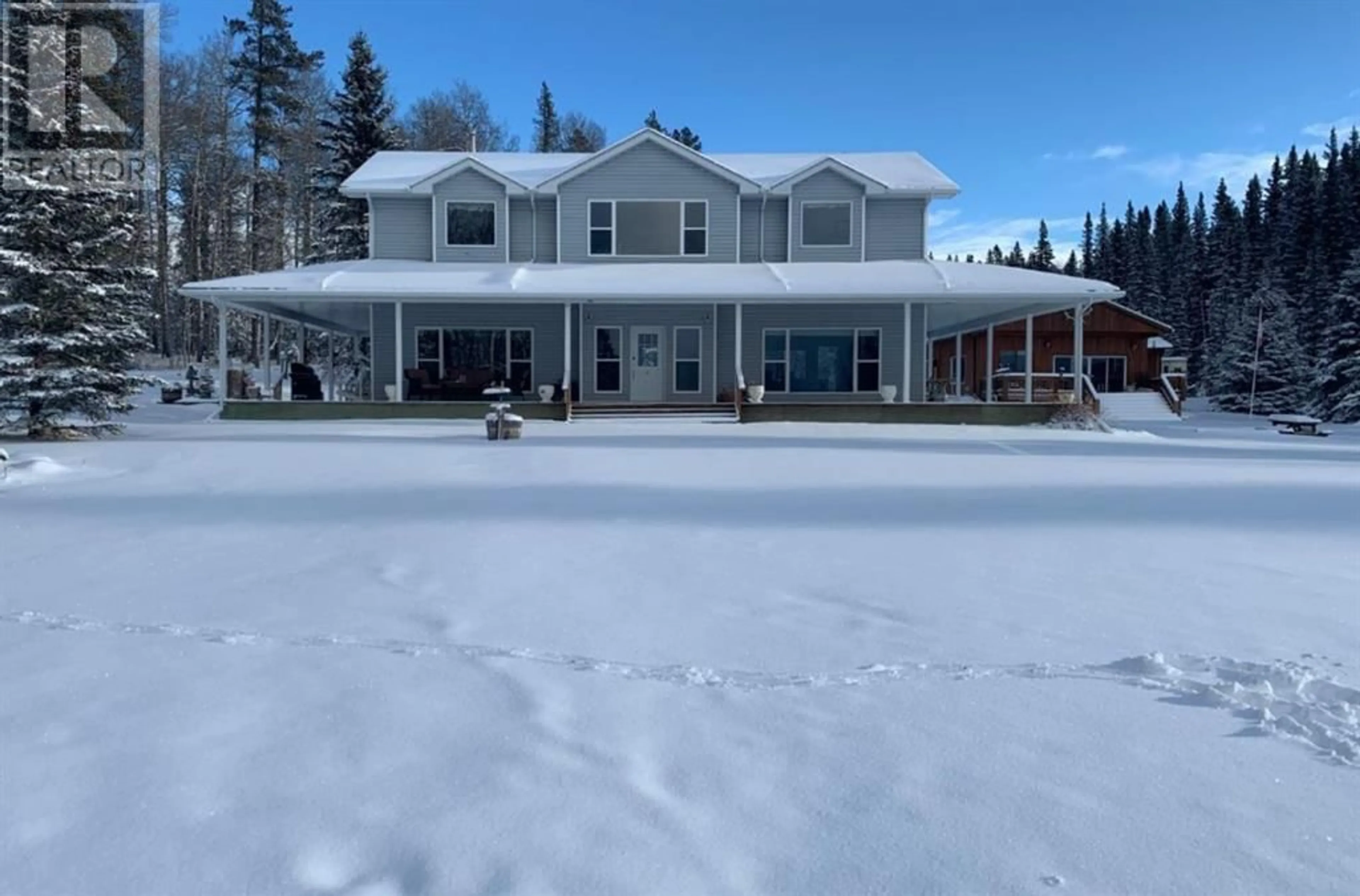 Outside view for 63227 Whispering Pines Road, Rural Mountain View County Alberta T0M2E0