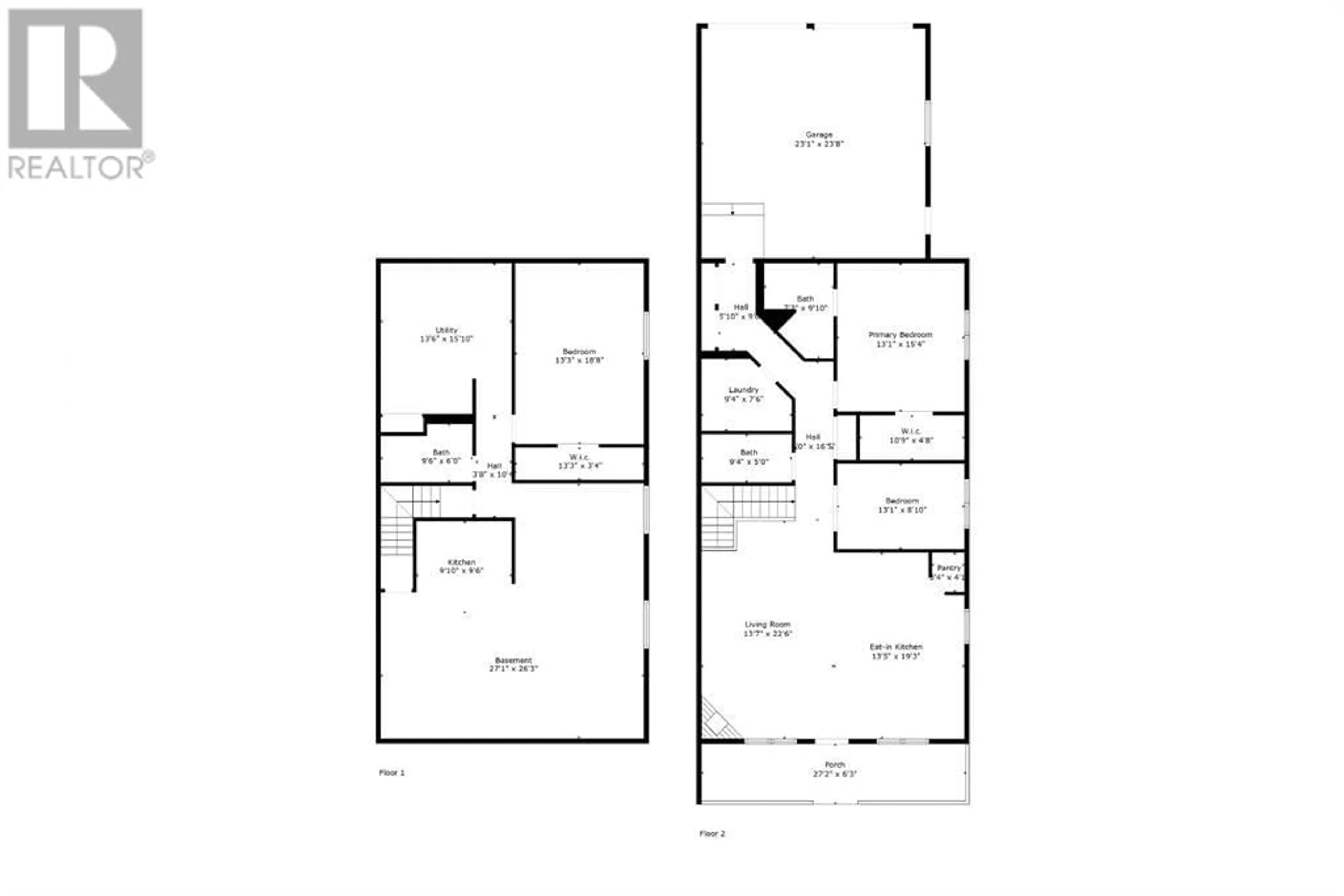 Floor plan for 5003 49 Street, Stettler Alberta T0C2L0