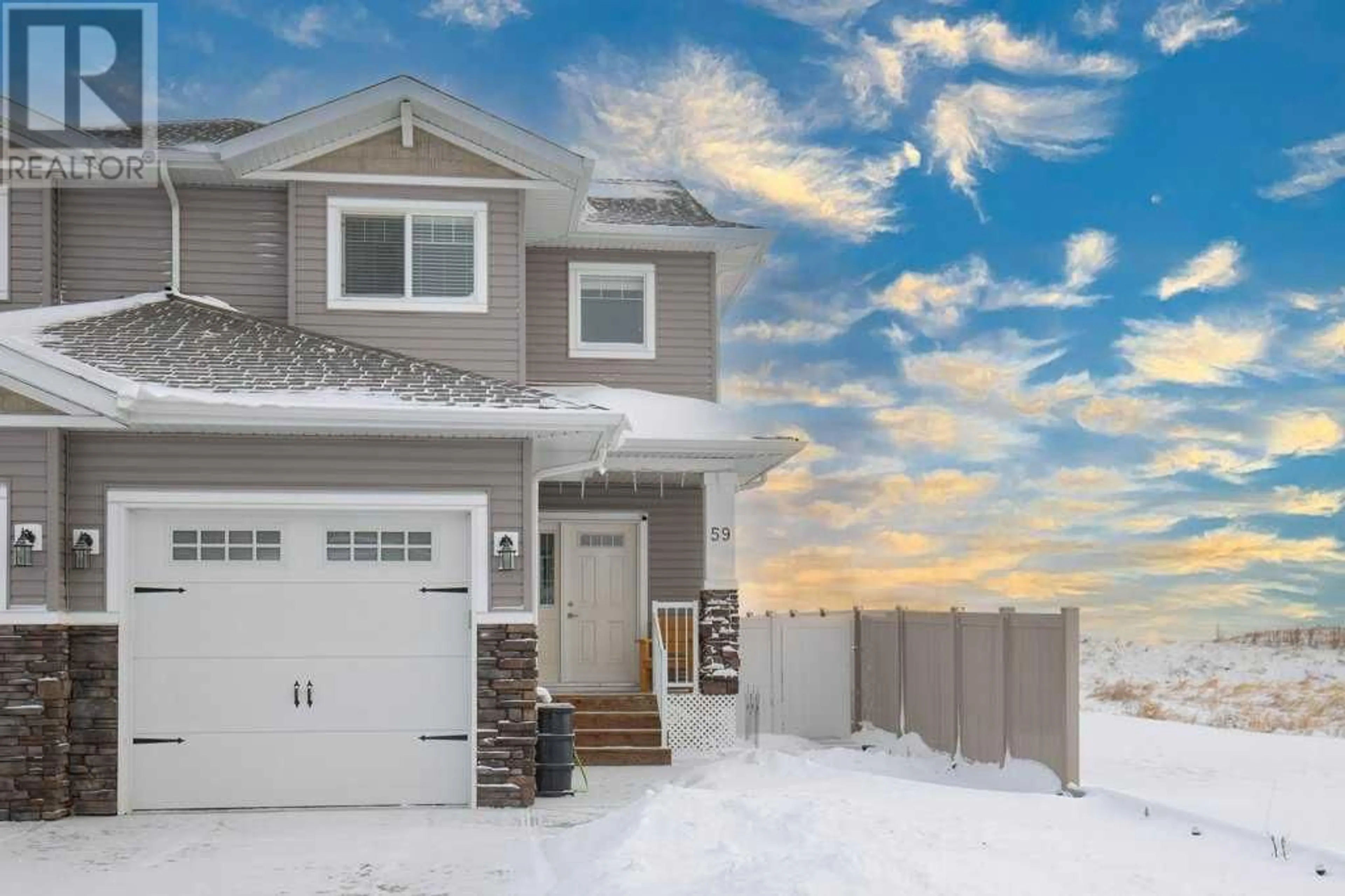 Frontside or backside of a home for 59 Iron Gate Boulevard, Sylvan Lake Alberta T4S0T6