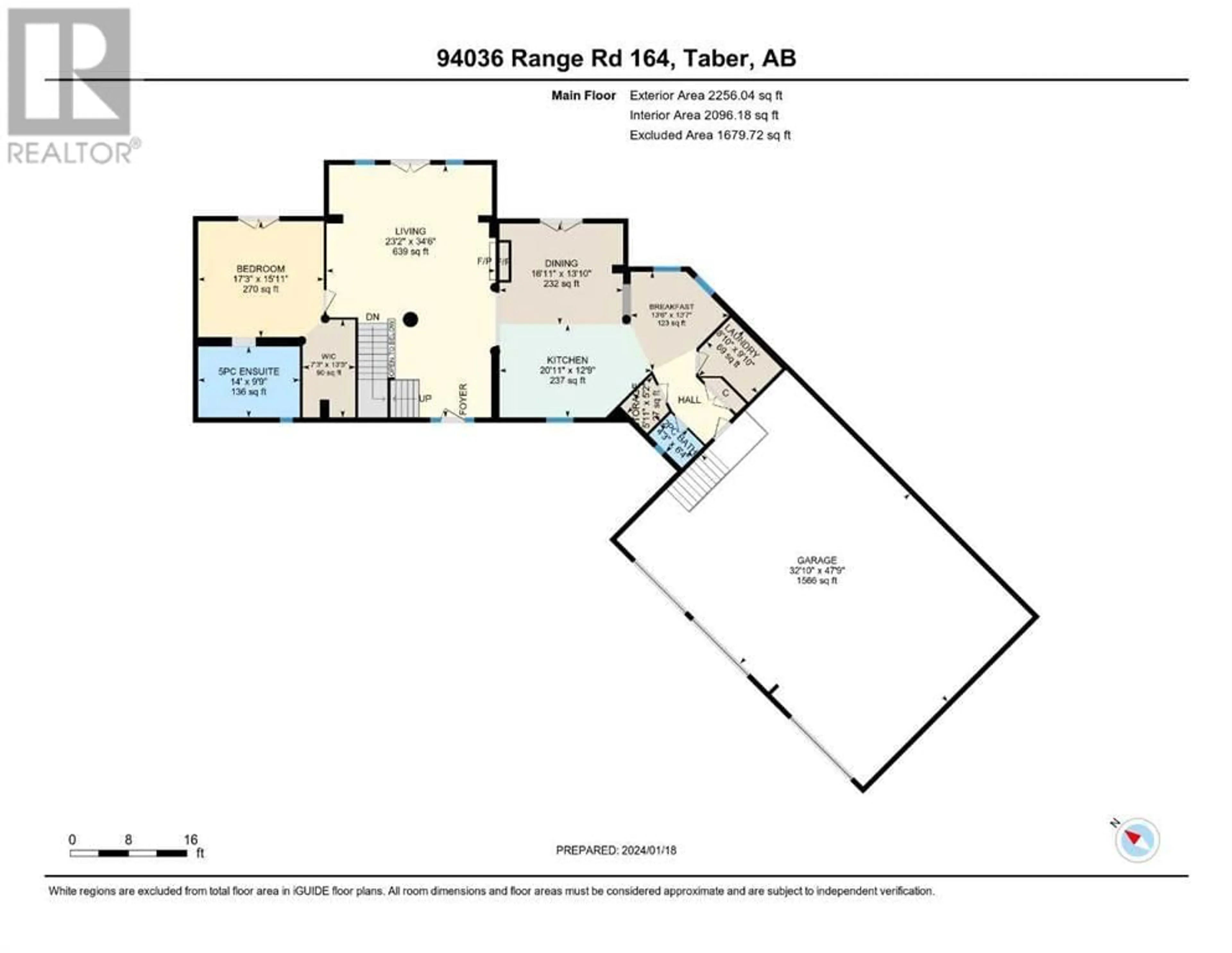Floor plan for 94036 Rng Rd 164, Rural Taber, M.D. of Alberta T1G2E1