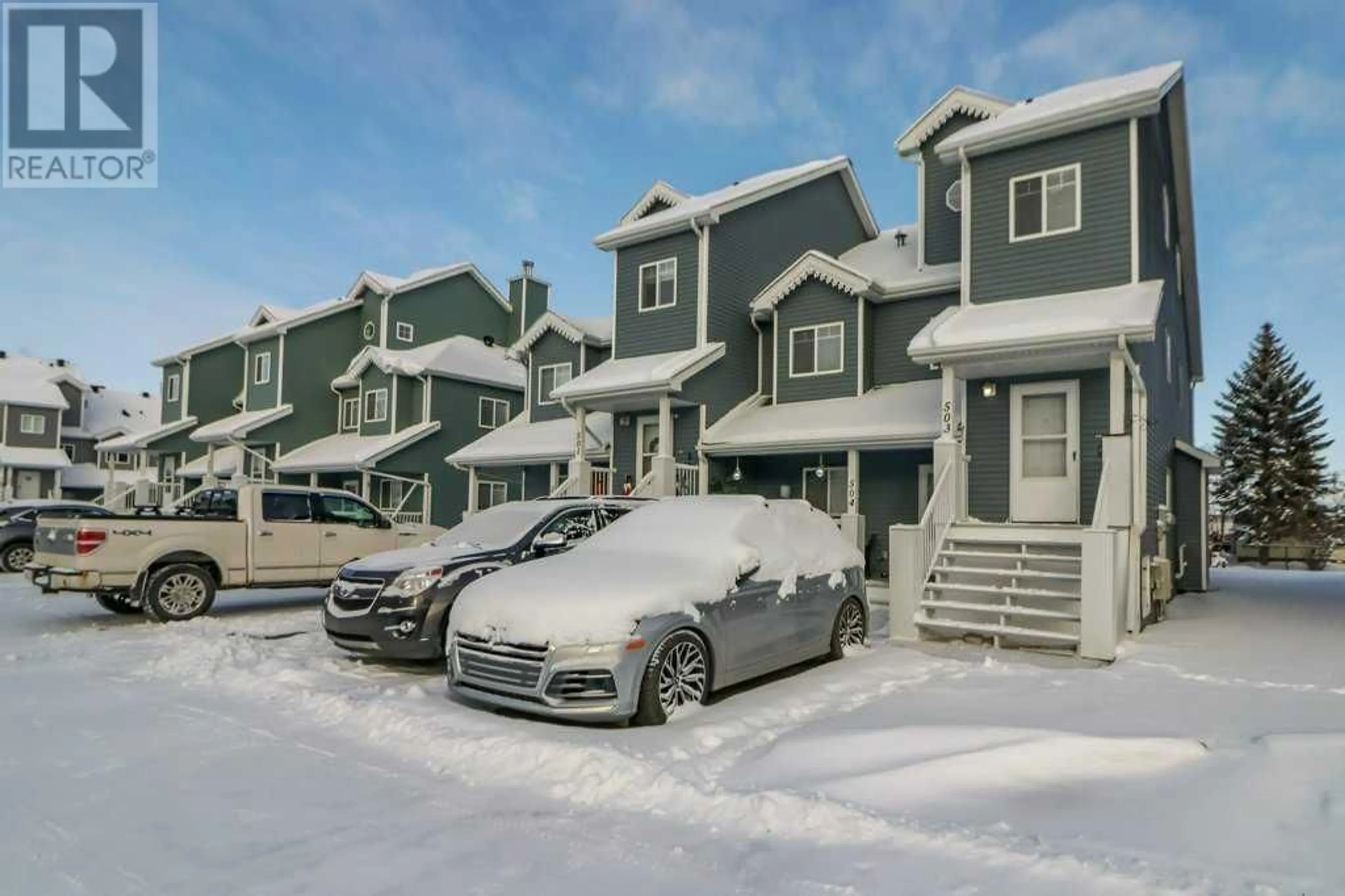 A pic from exterior of the house or condo for 503 5220 50A  Ave, Sylvan Lake Alberta T4S1E1