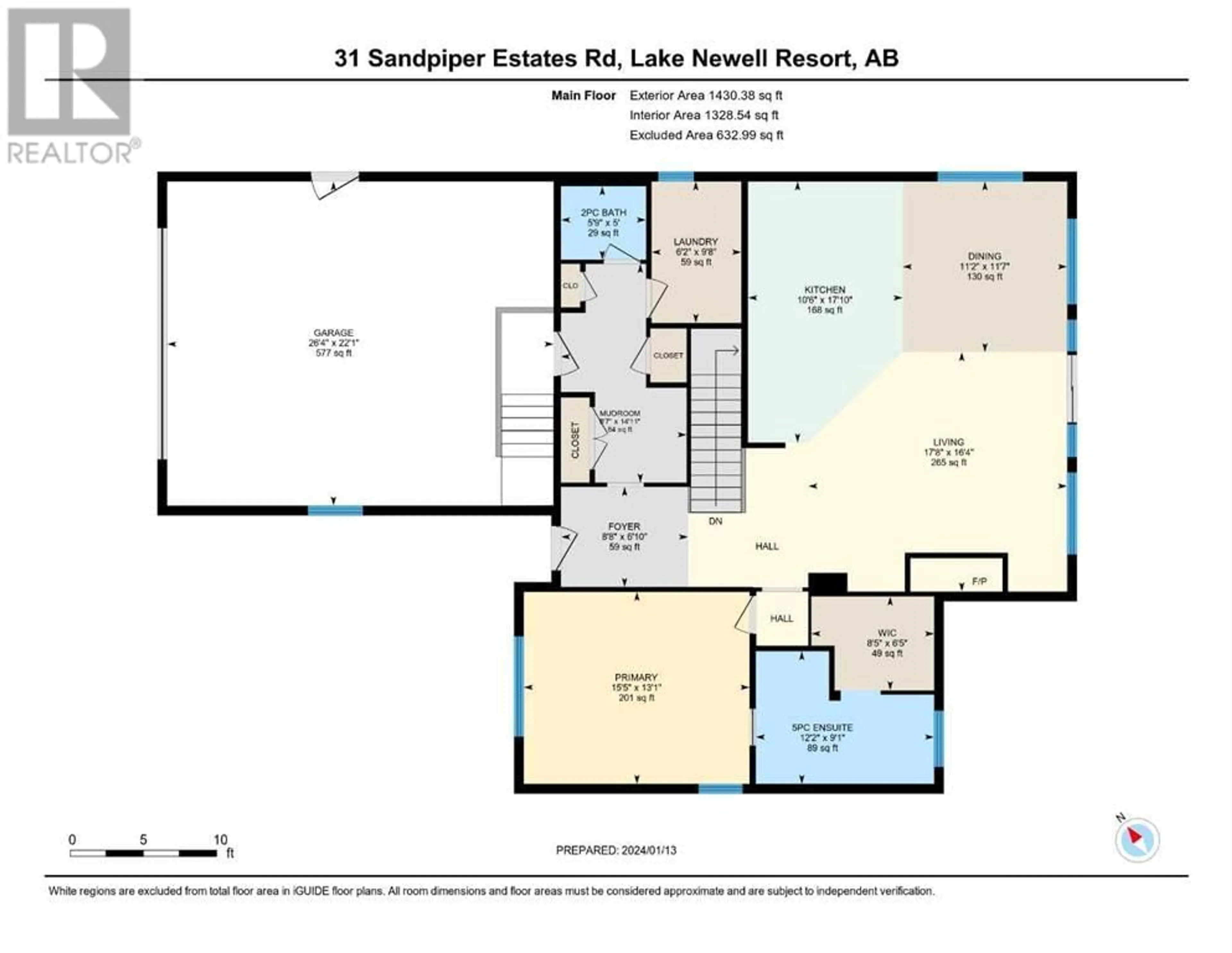 Floor plan for 31 Sandpiper Estates Road, Lake Newell Resort Alberta T1R0X5