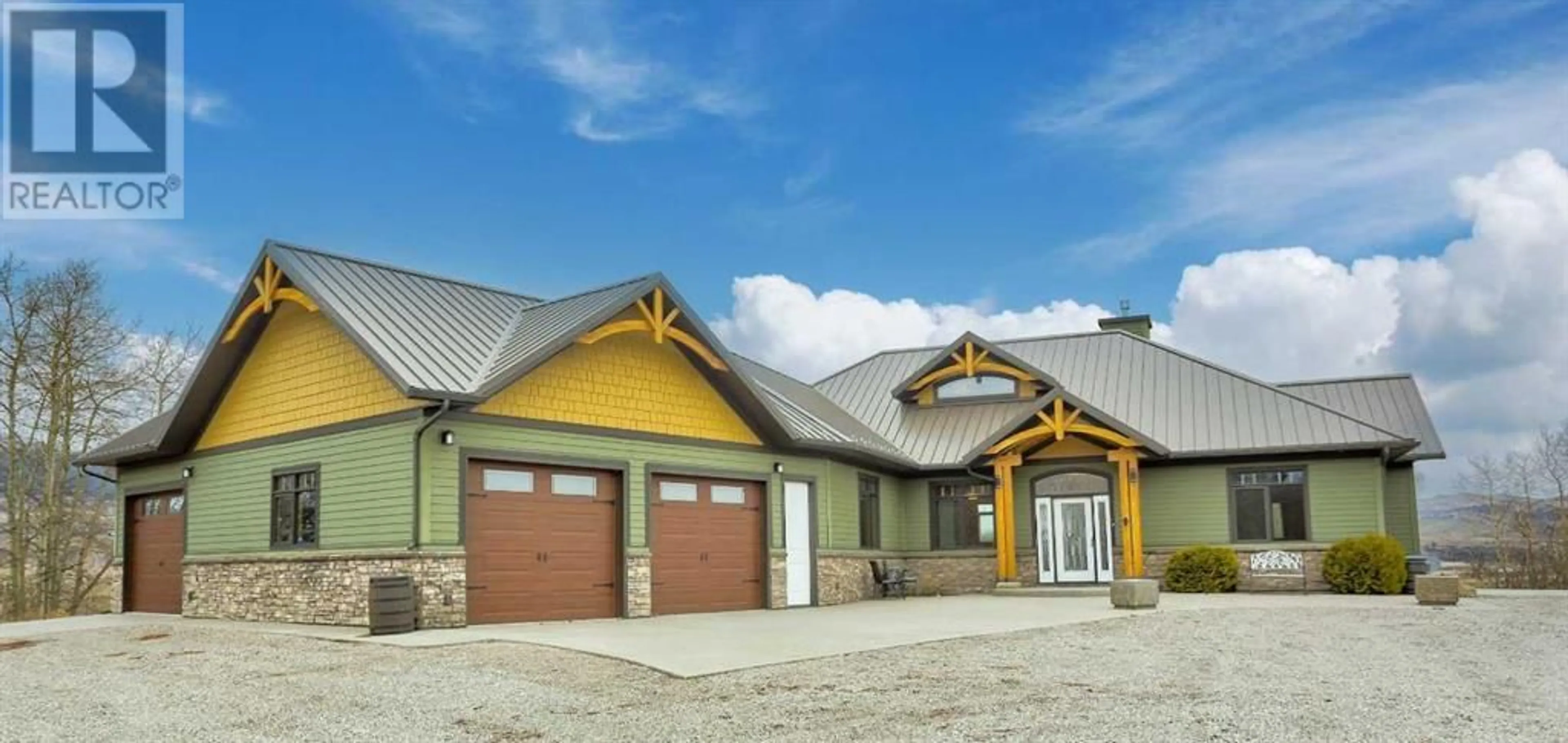 Home with stone exterior material for 48 Villa Vega Acres, Rural Pincher Creek No. 9, M.D. of Alberta T0K1H0