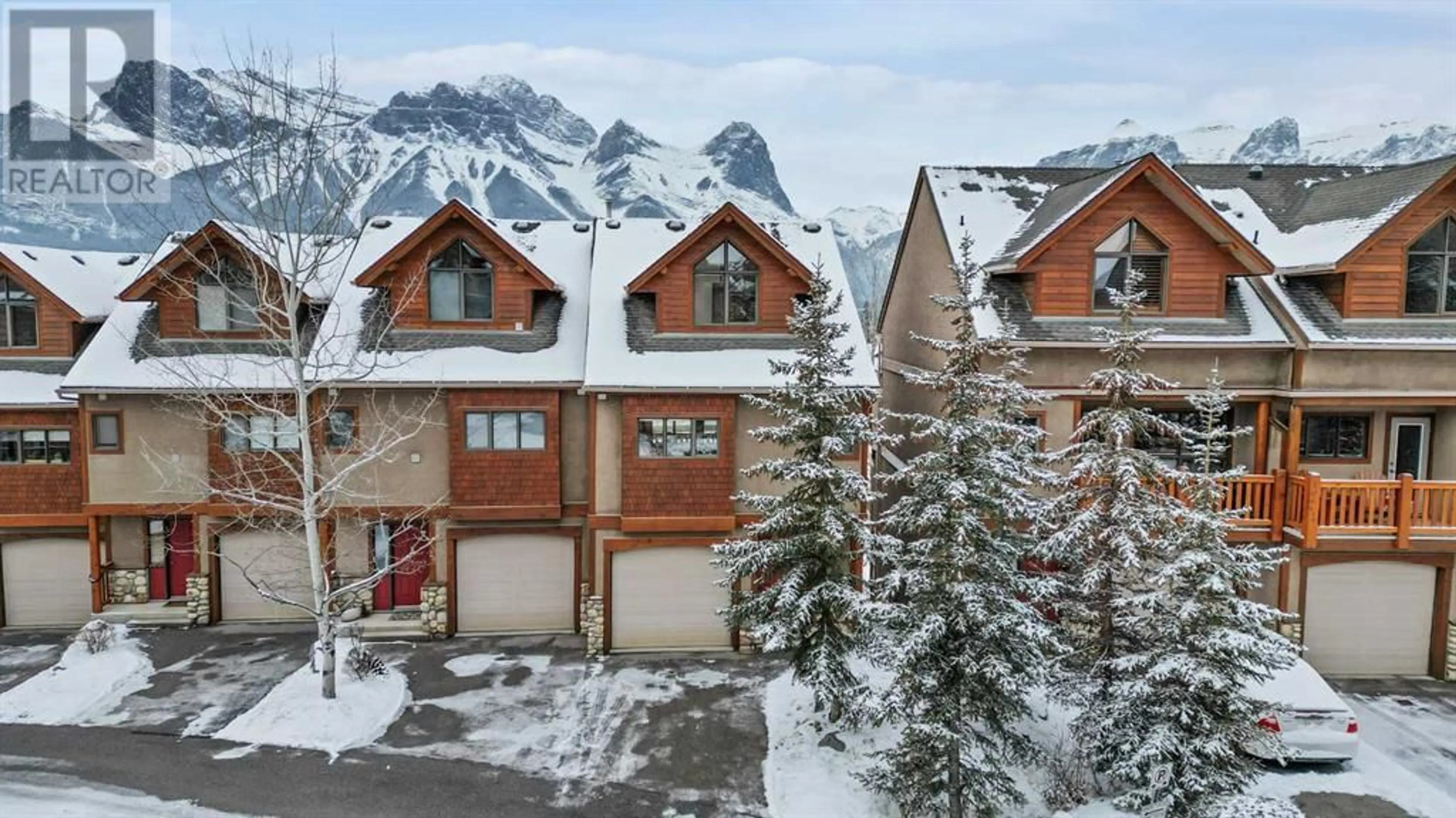 A pic from exterior of the house or condo for 19 300 Eagle Terrace Road, Canmore Alberta T1W3E5
