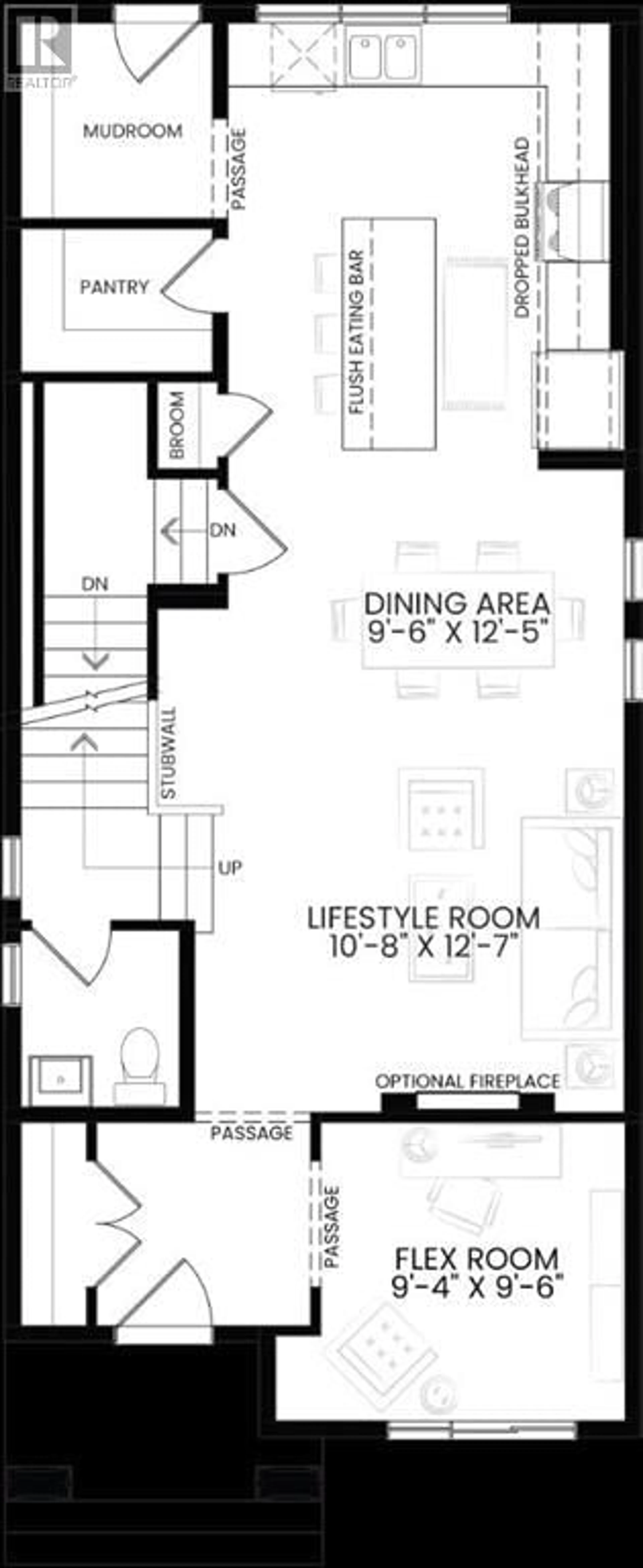 Floor plan for 1507 3 Street SE, High River Alberta T1V1H6