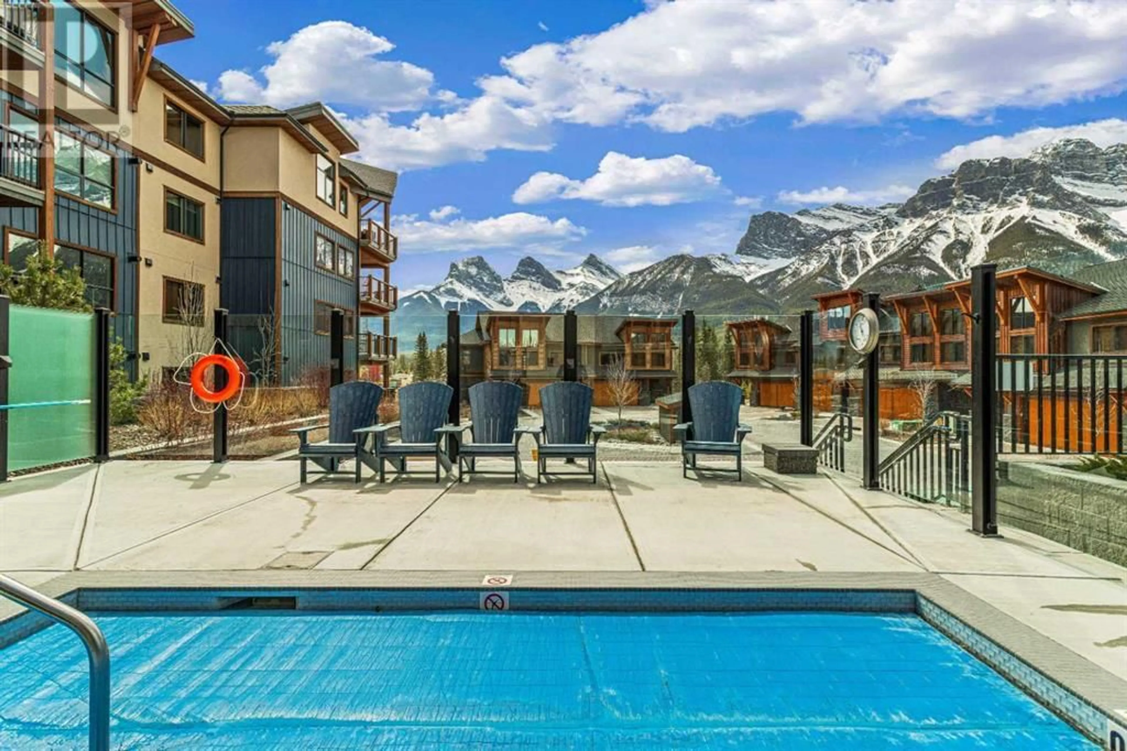 Indoor or outdoor pool for 302 1105 Spring Creek Drive, Canmore Alberta T1W0M6