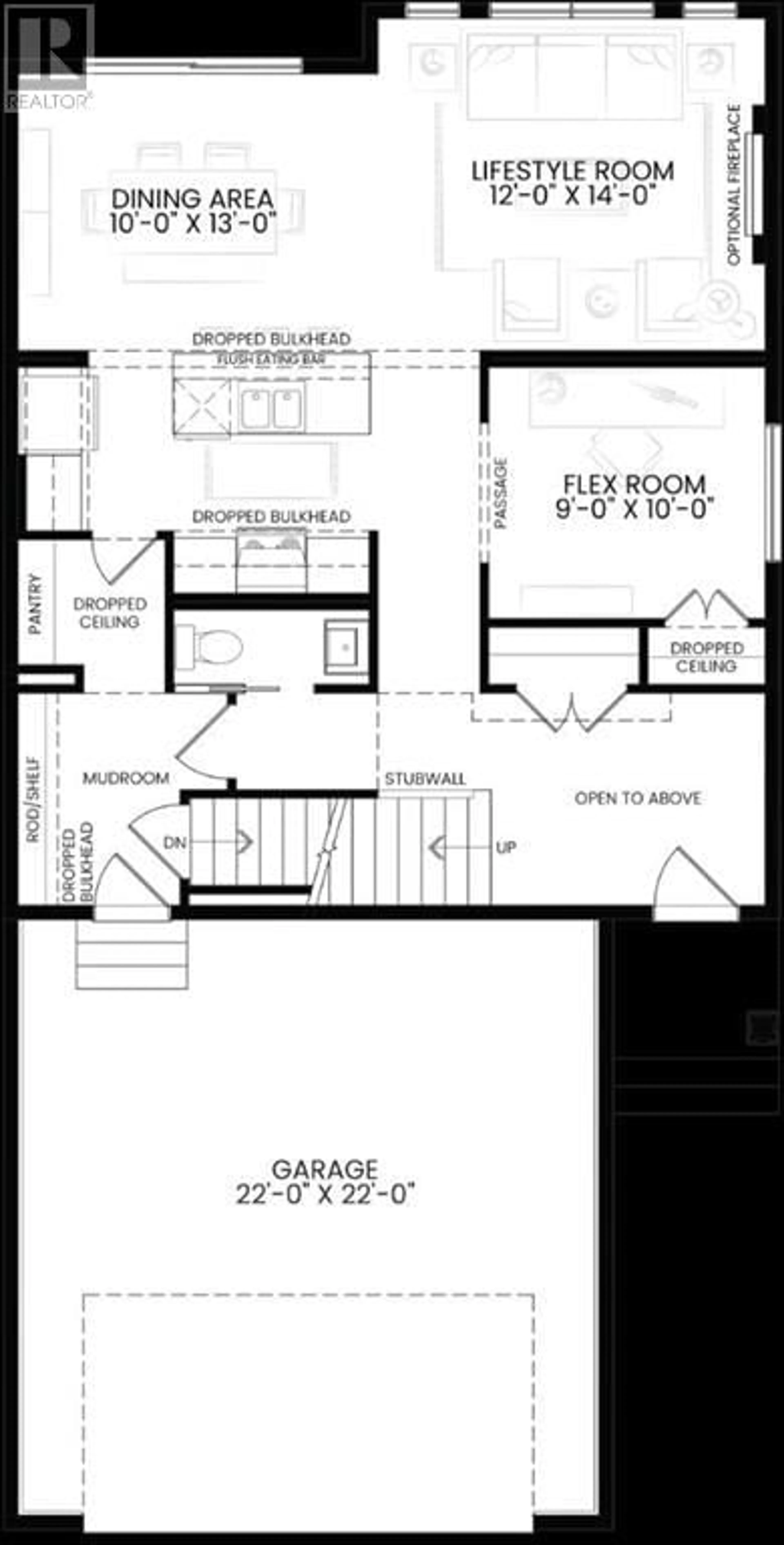 Floor plan for 121 Monterey Place SE, High River Alberta T1V0K3
