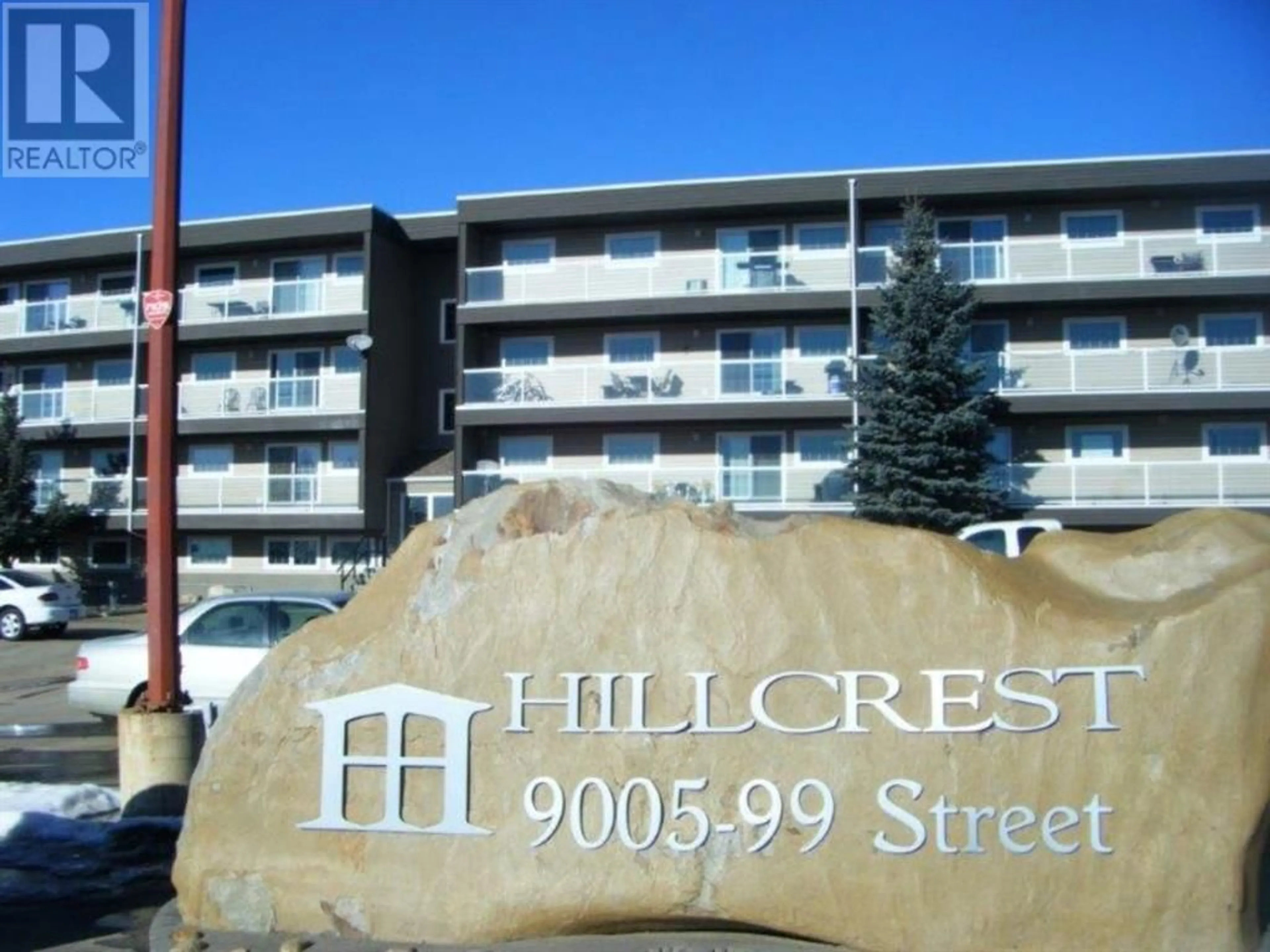 A pic from exterior of the house or condo for 105 9005 99 Street, Peace River Alberta T8S1H1