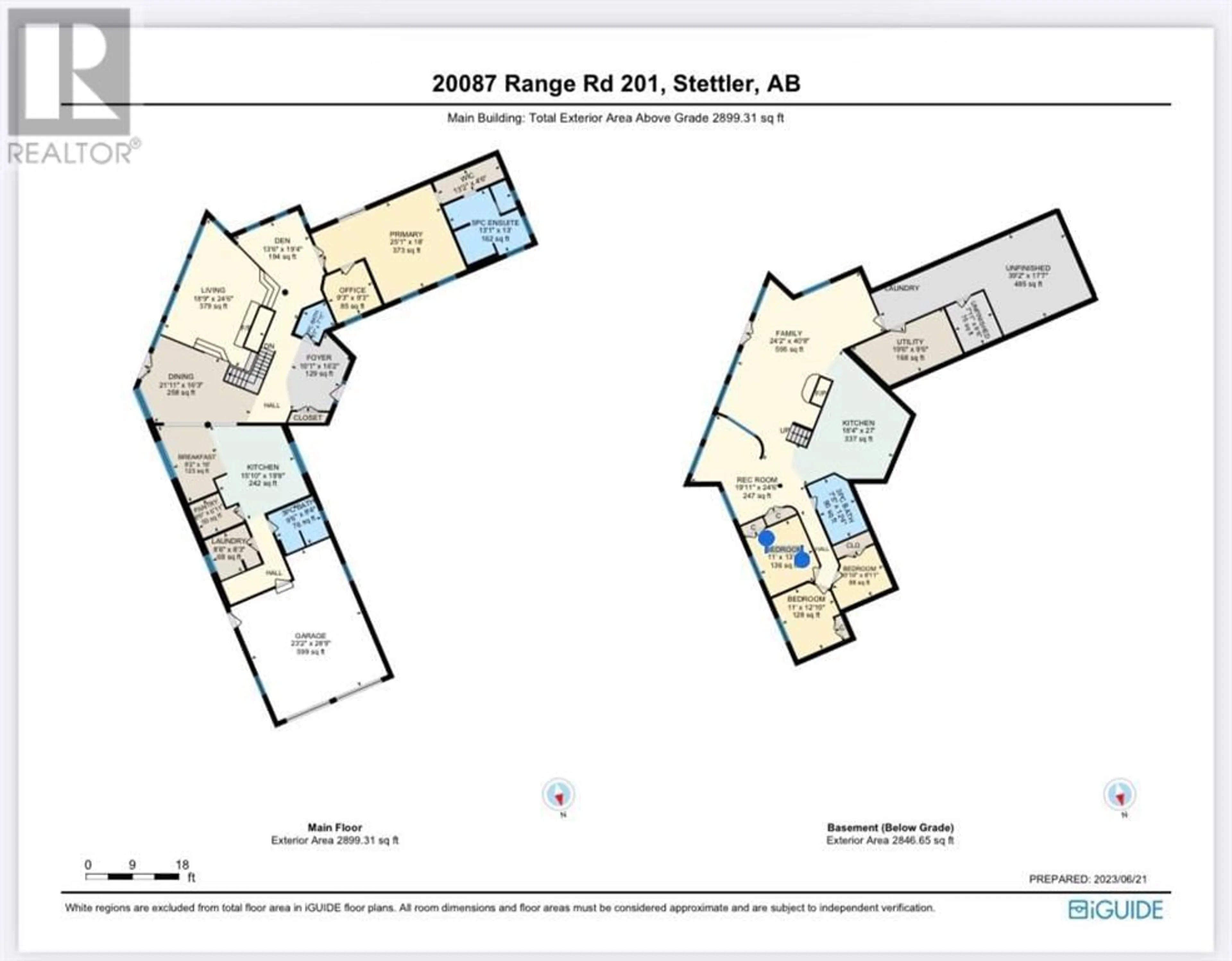 Floor plan for 39577 Range Road 20-1, Rural Stettler No. 6, County of Alberta T0C2L0