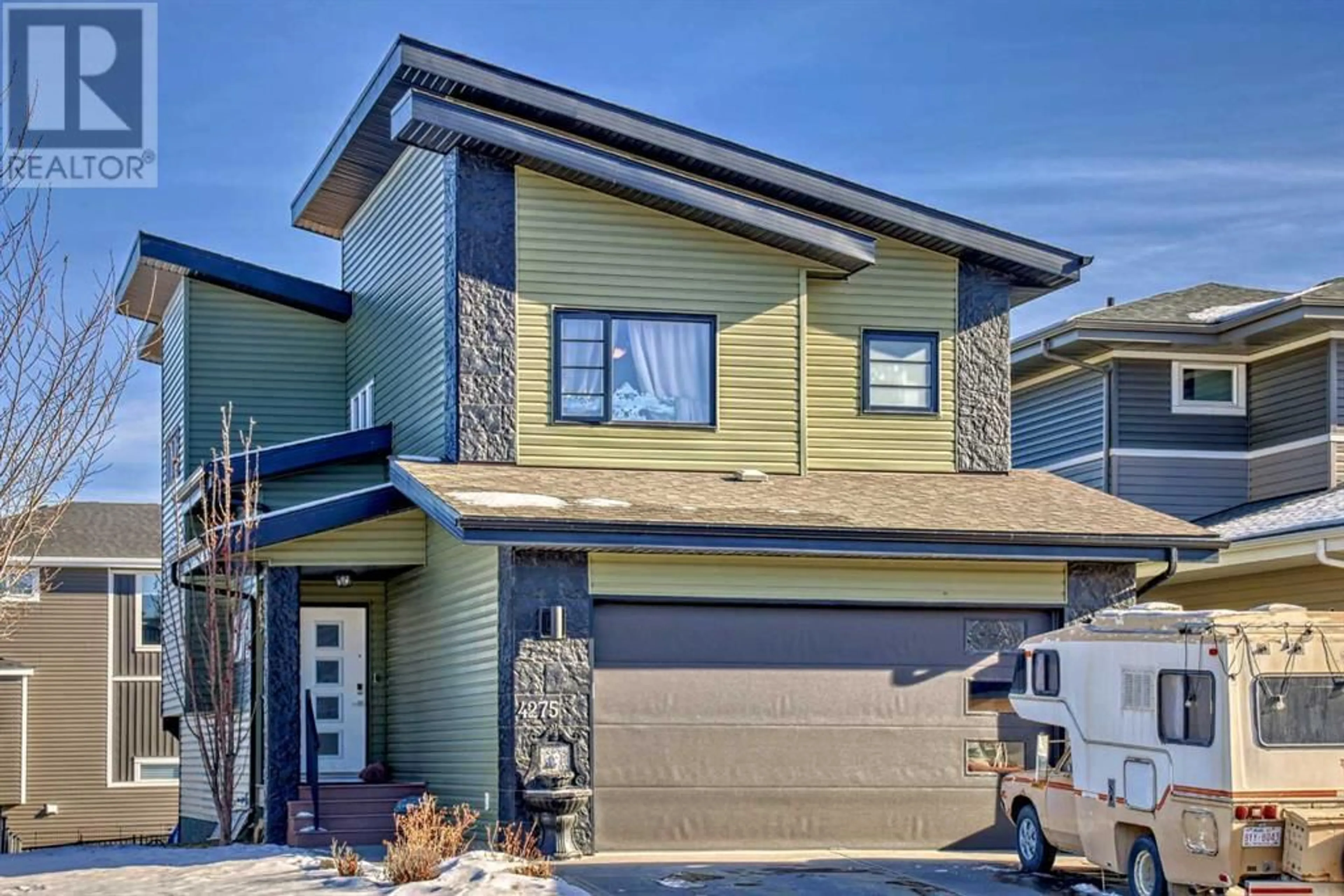 Frontside or backside of a home for 4275 Ryders Ridge Boulevard, Sylvan Lake Alberta T4S0M4