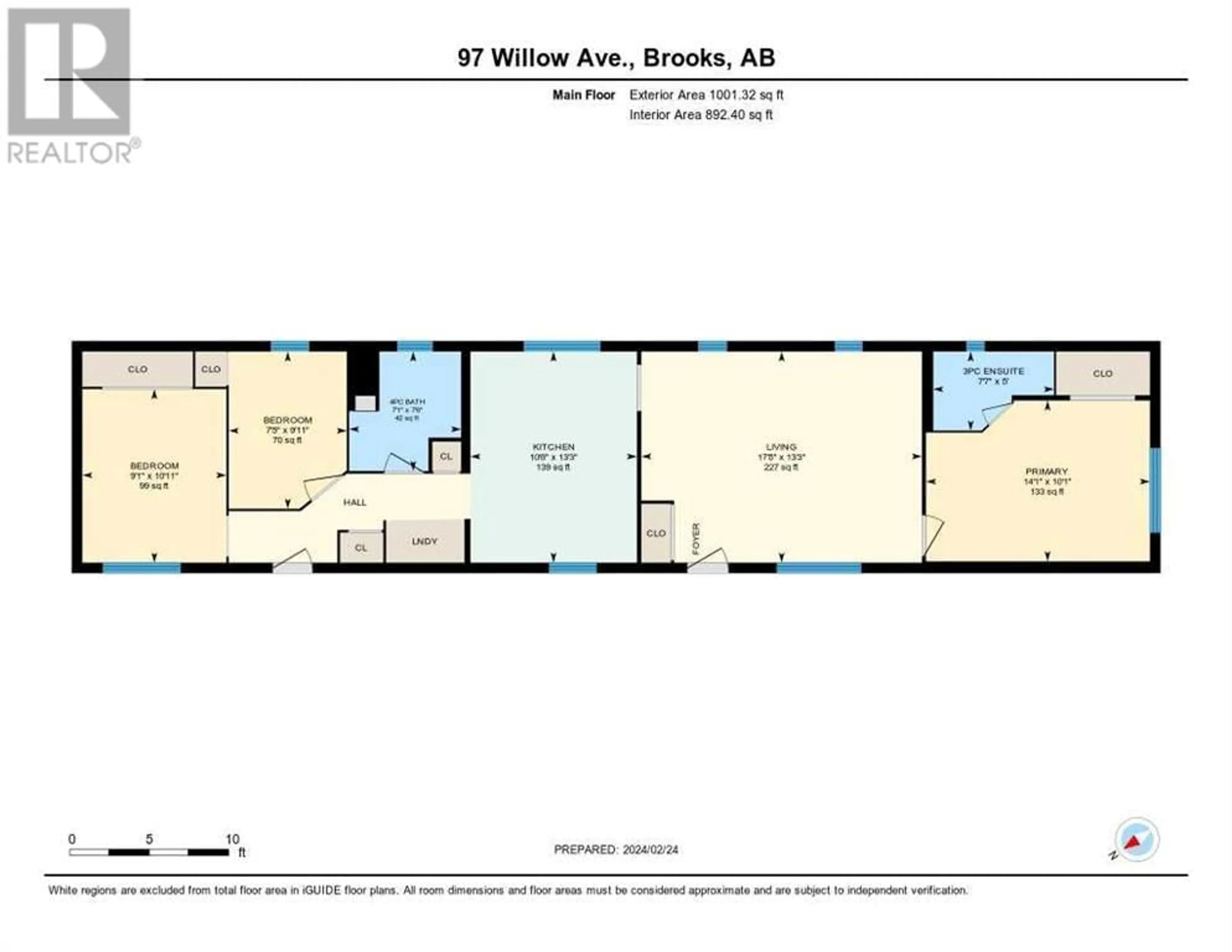 Floor plan for 97 Willow Avenue, Brooks Alberta T1R1J1