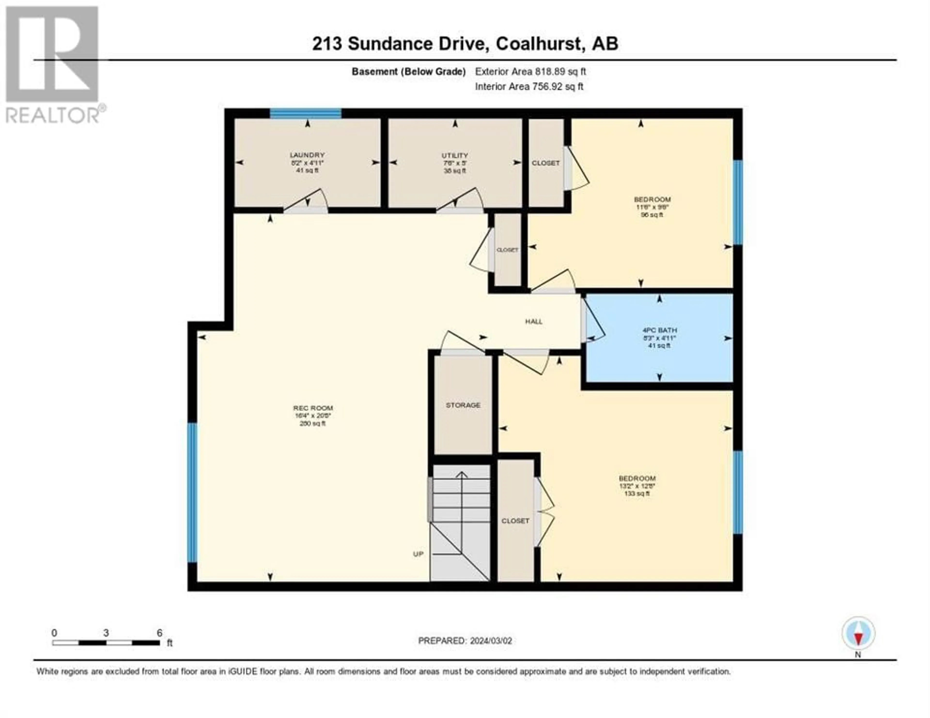 Floor plan for 213 Sundance Drive, Coalhurst Alberta T0L0V2