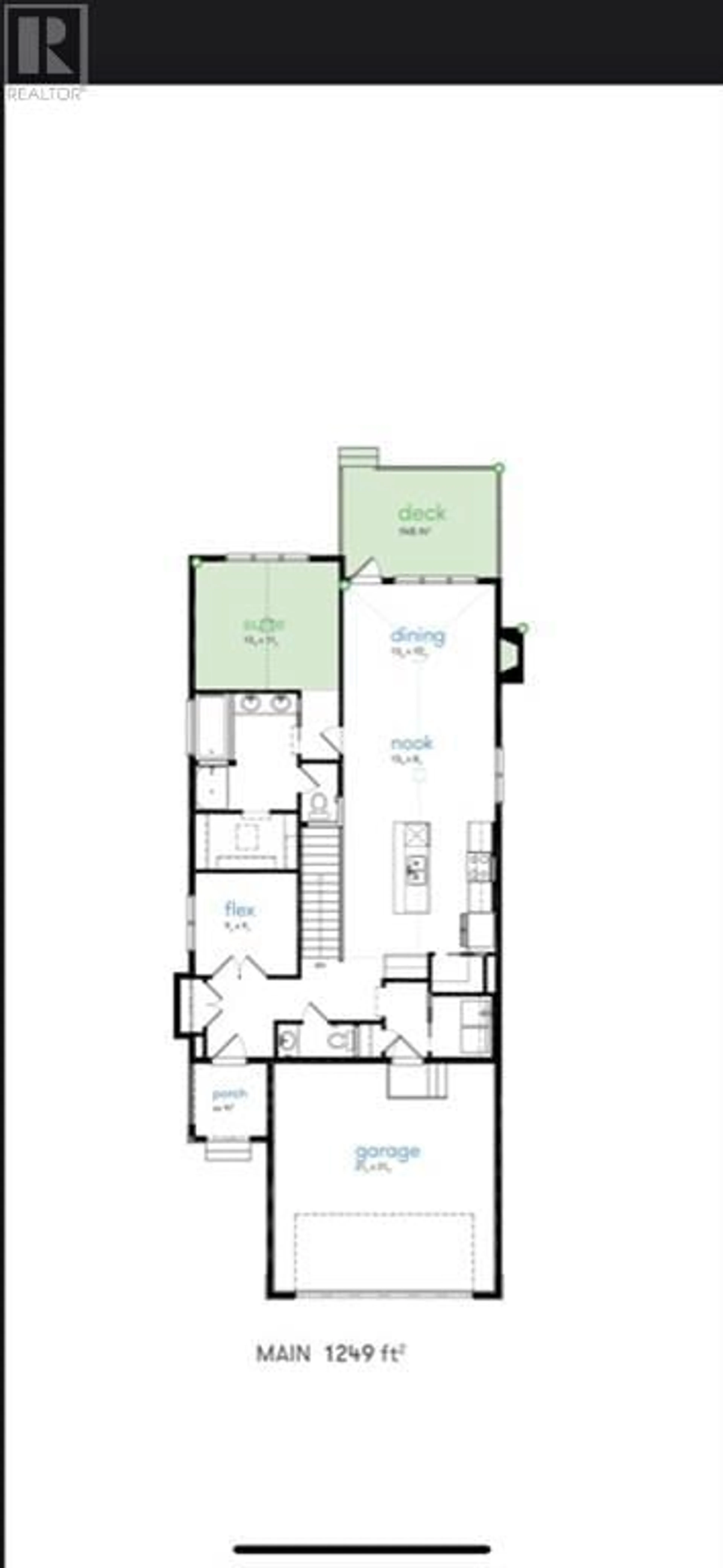 Floor plan for 317 Monterey Drive, High River Alberta T1V0J7