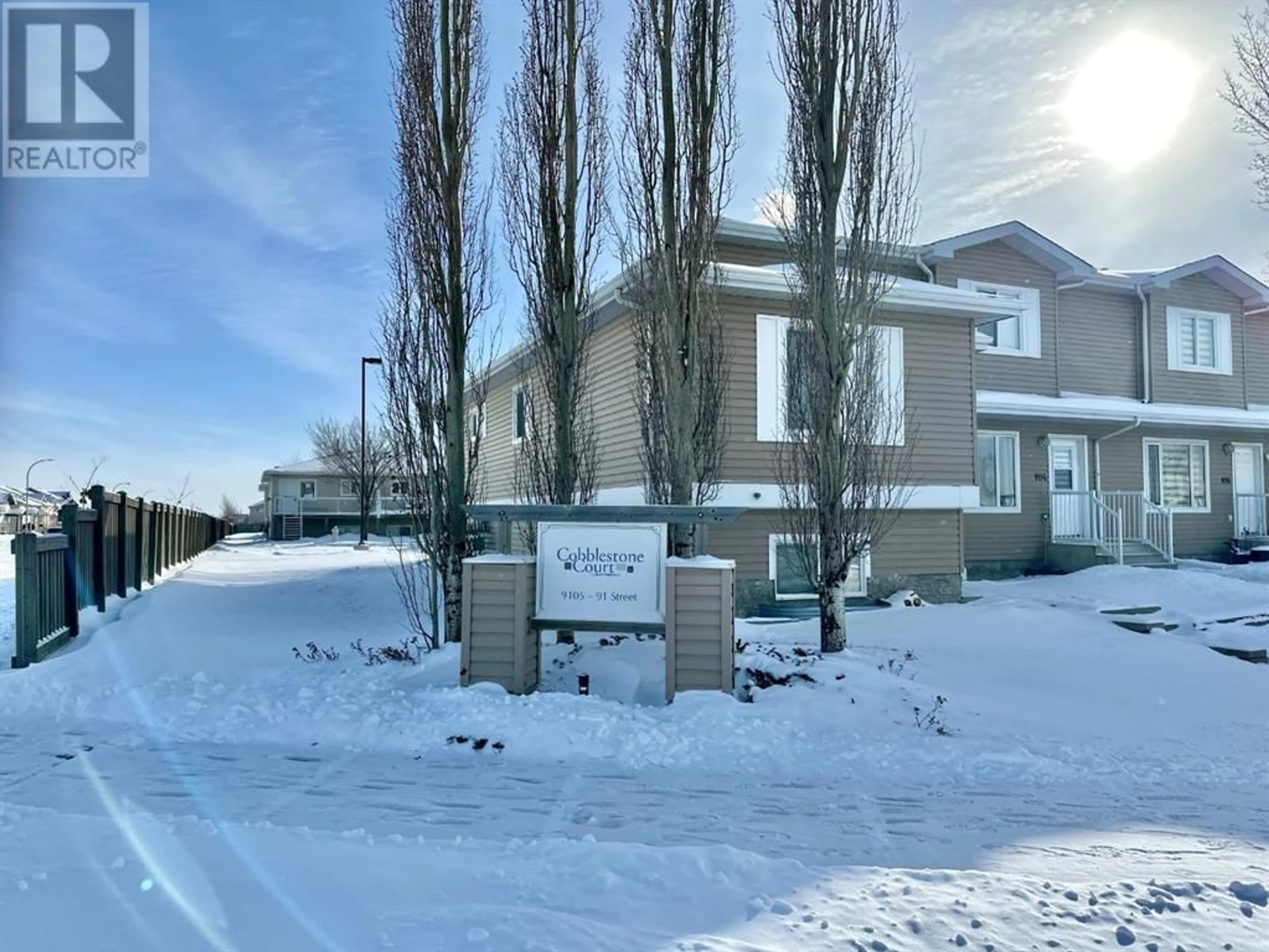 A pic from exterior of the house or condo for 101 9105 91 Street, Grande Prairie Alberta T8X0E6