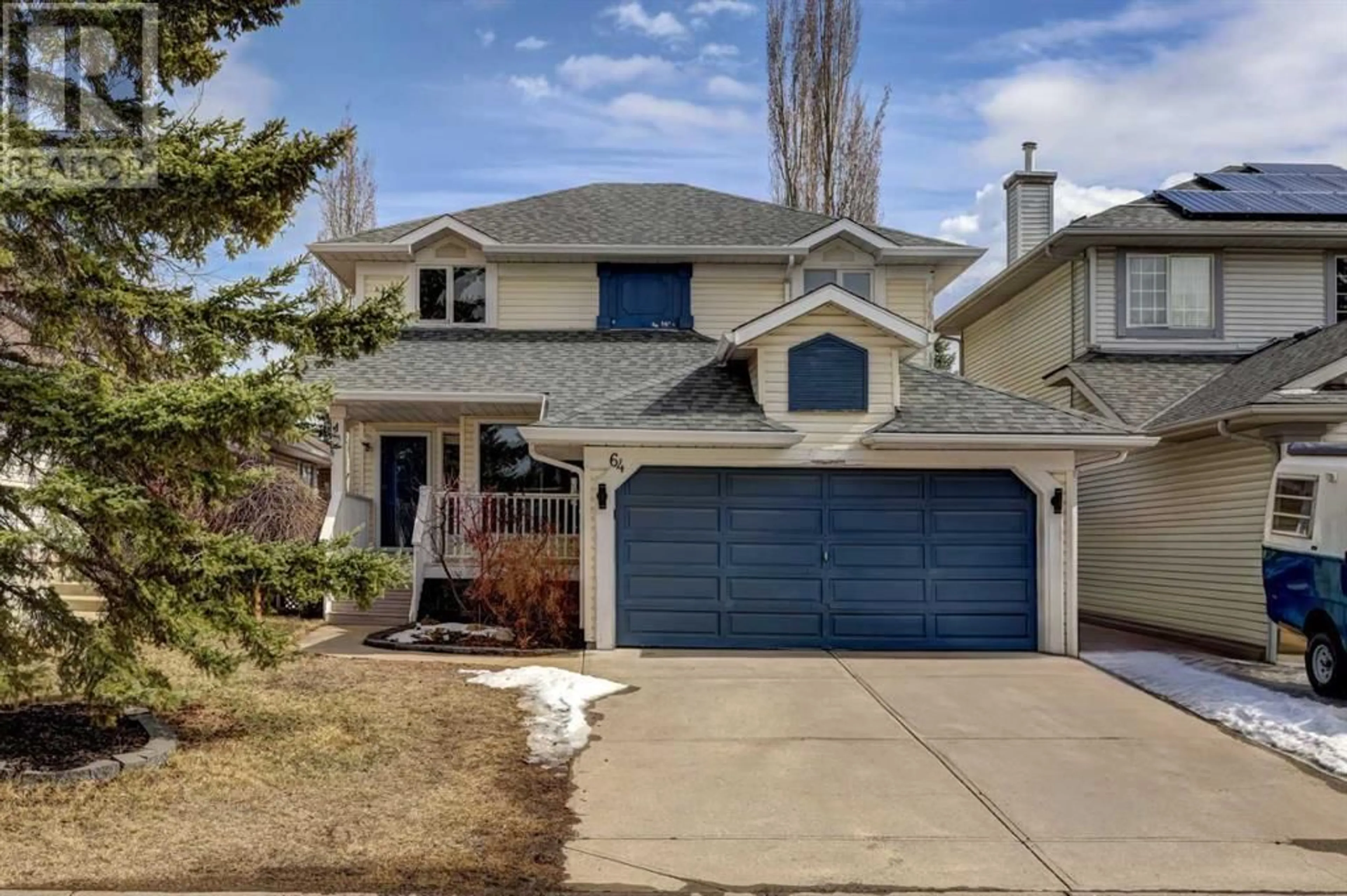 Frontside or backside of a home for 64 Valley Meadow Close NW, Calgary Alberta T3B5M1