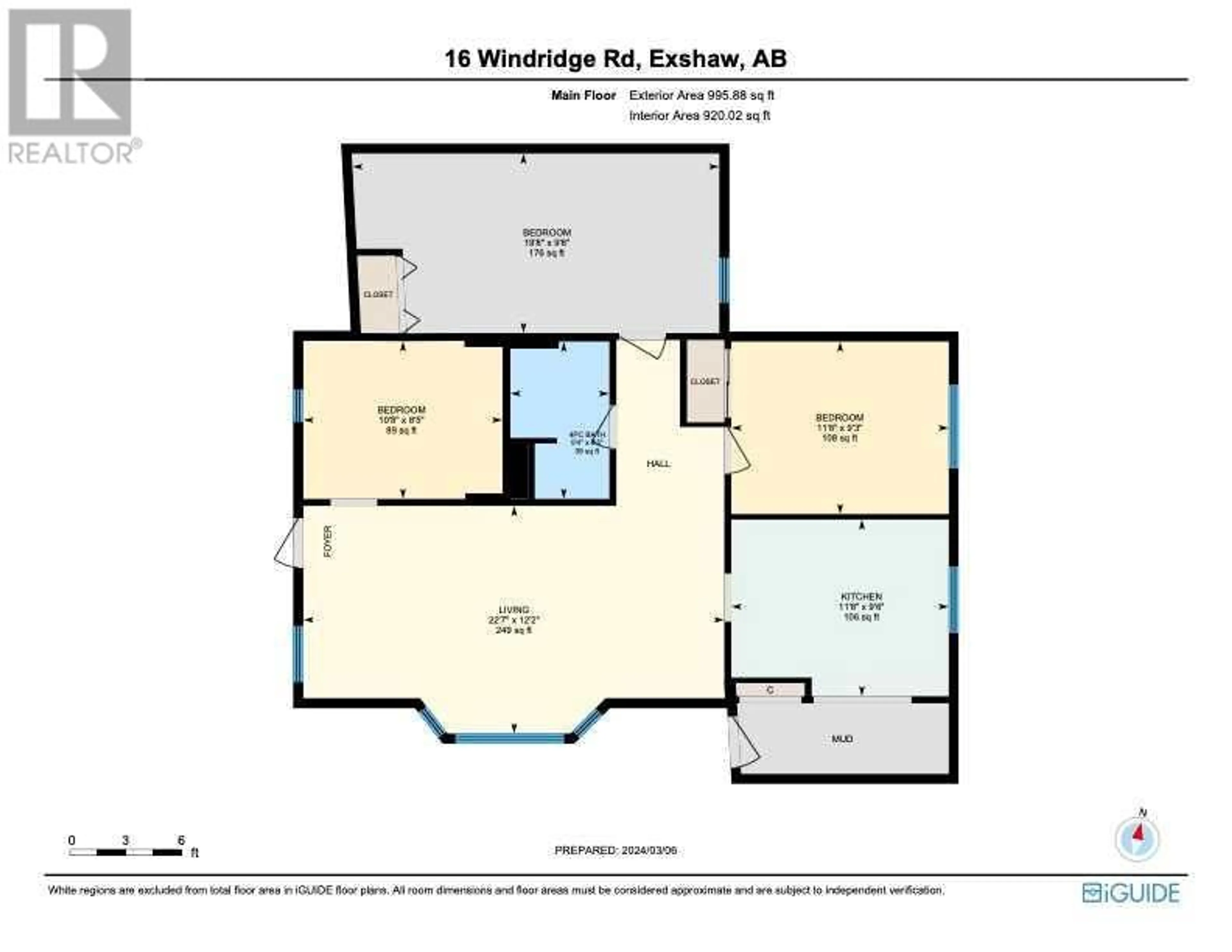 Floor plan for 16 Windridge Road, Exshaw Alberta T0L2C0