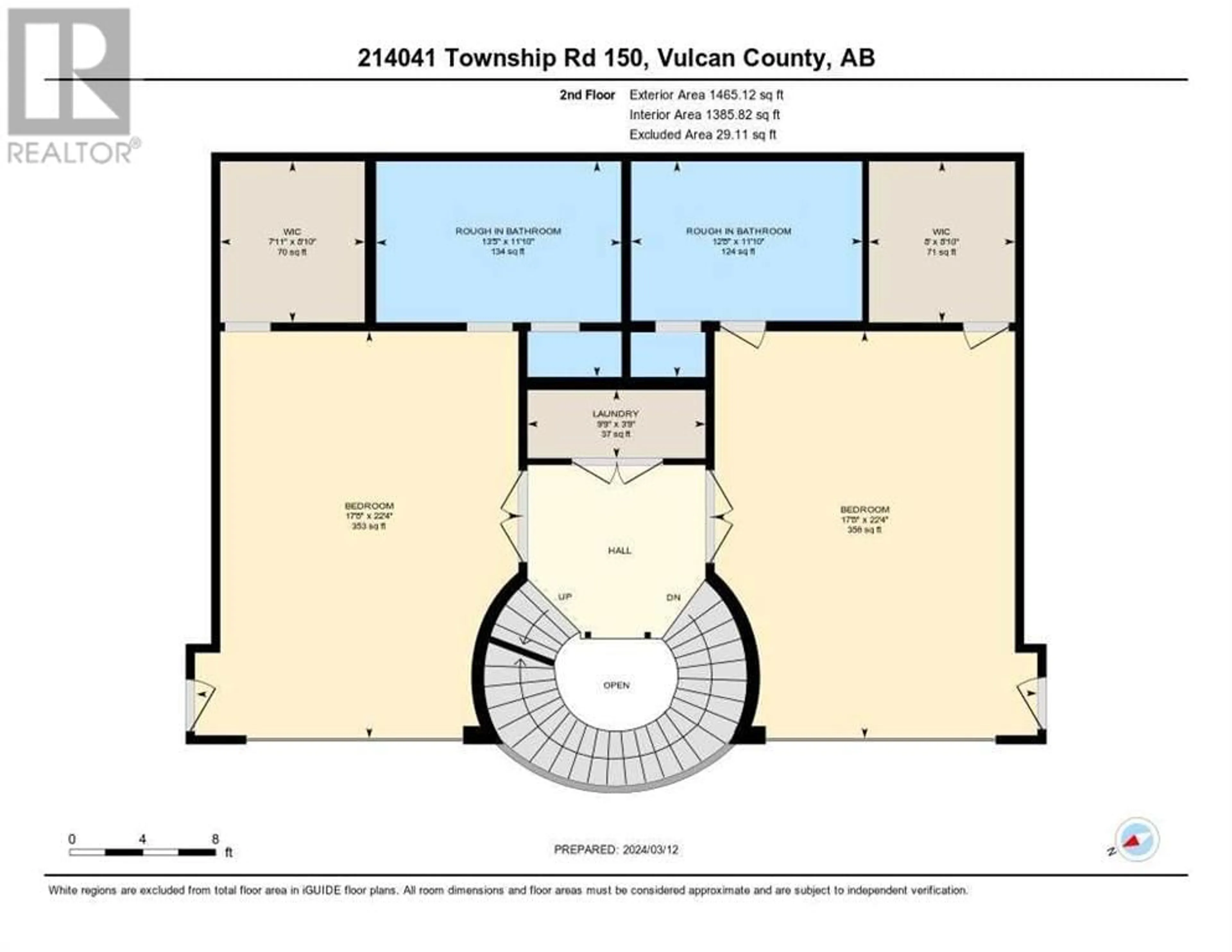 Floor plan for 214041 TWP RD 150, Rural Vulcan County Alberta T0L2B0