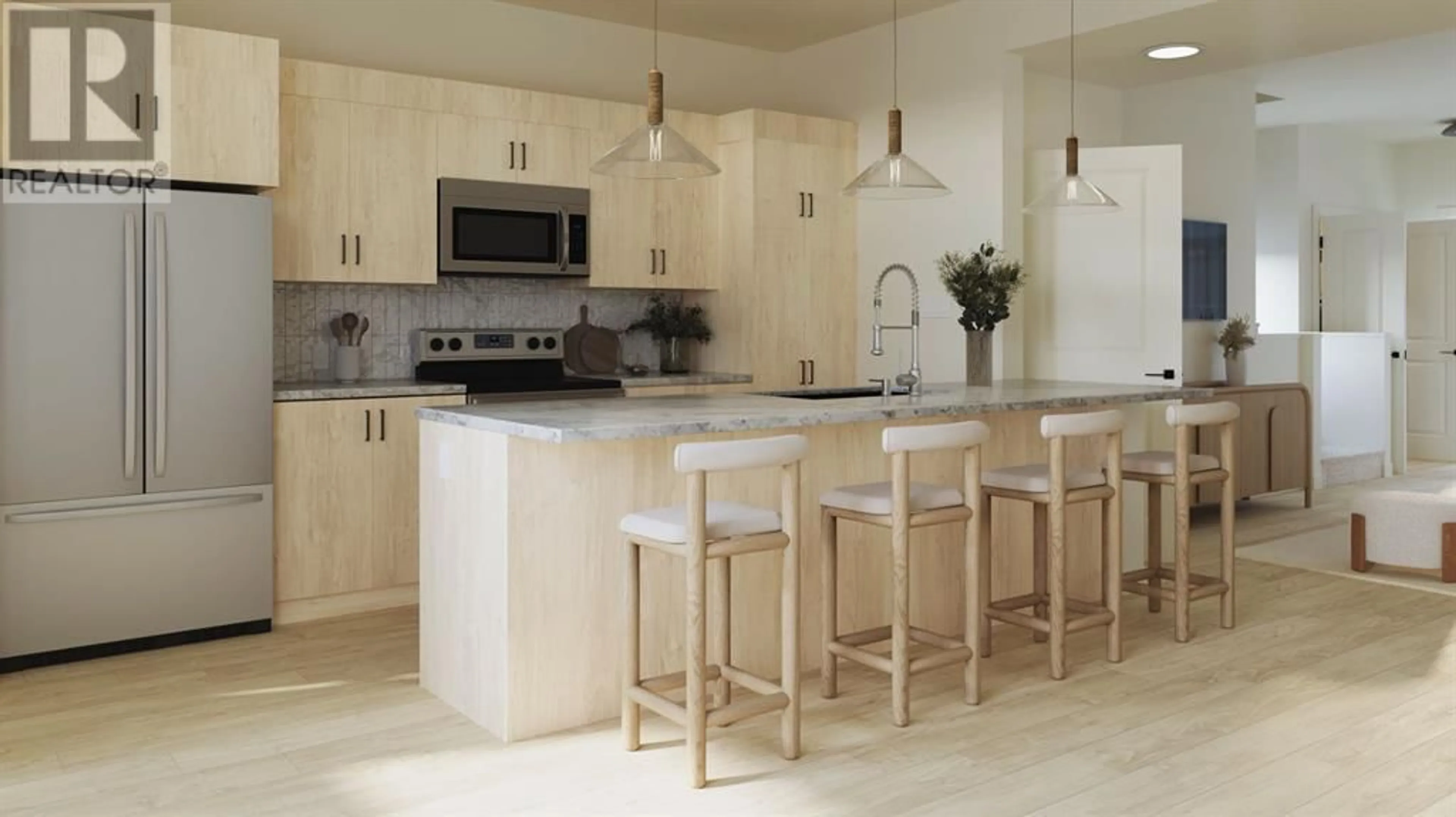 Contemporary kitchen for 104 cobblestone Gate SW, Airdrie Alberta T4B5J9