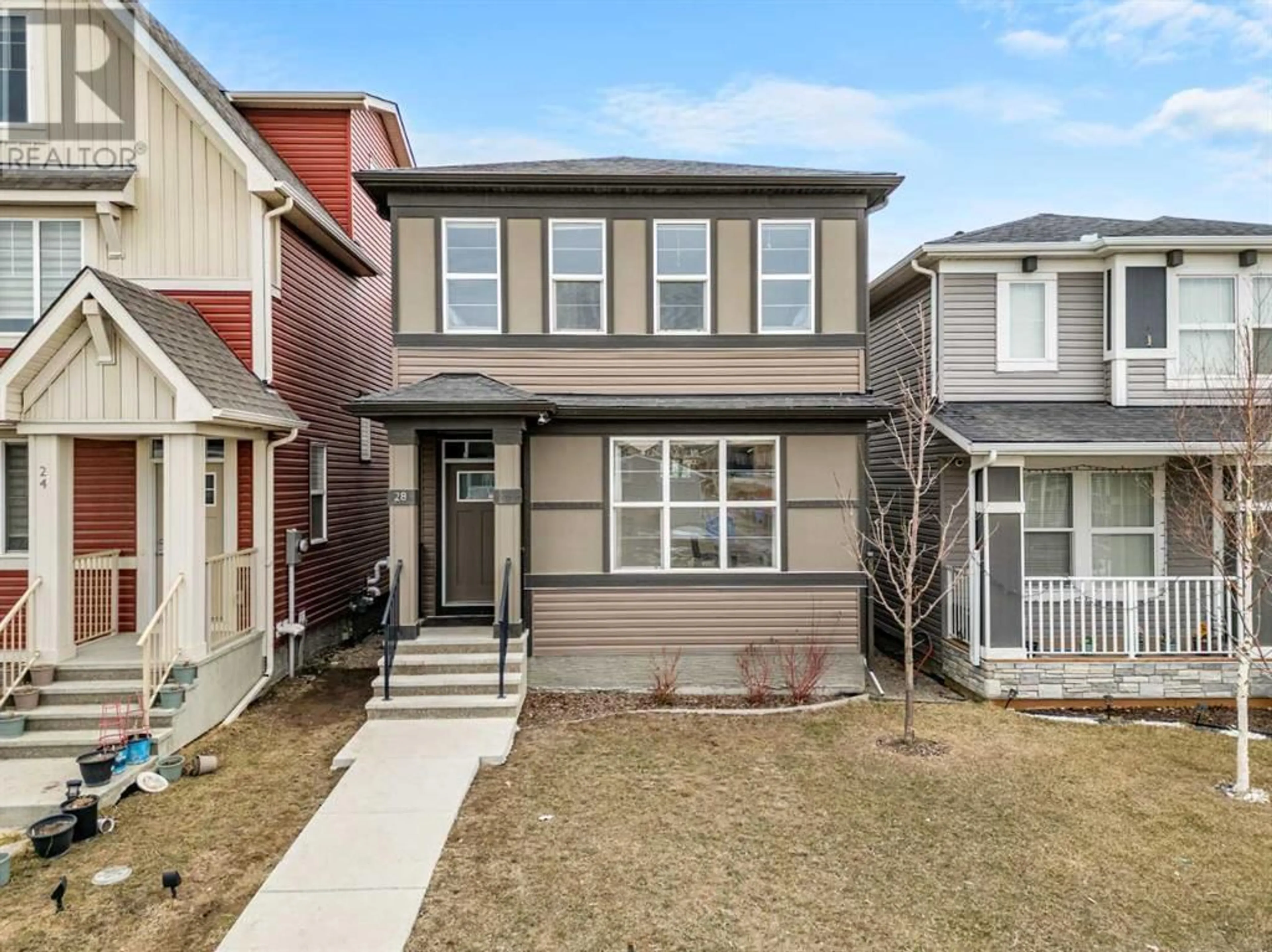 Frontside or backside of a home for 28 Cornerbrook Way NE, Calgary Alberta T3N1L8