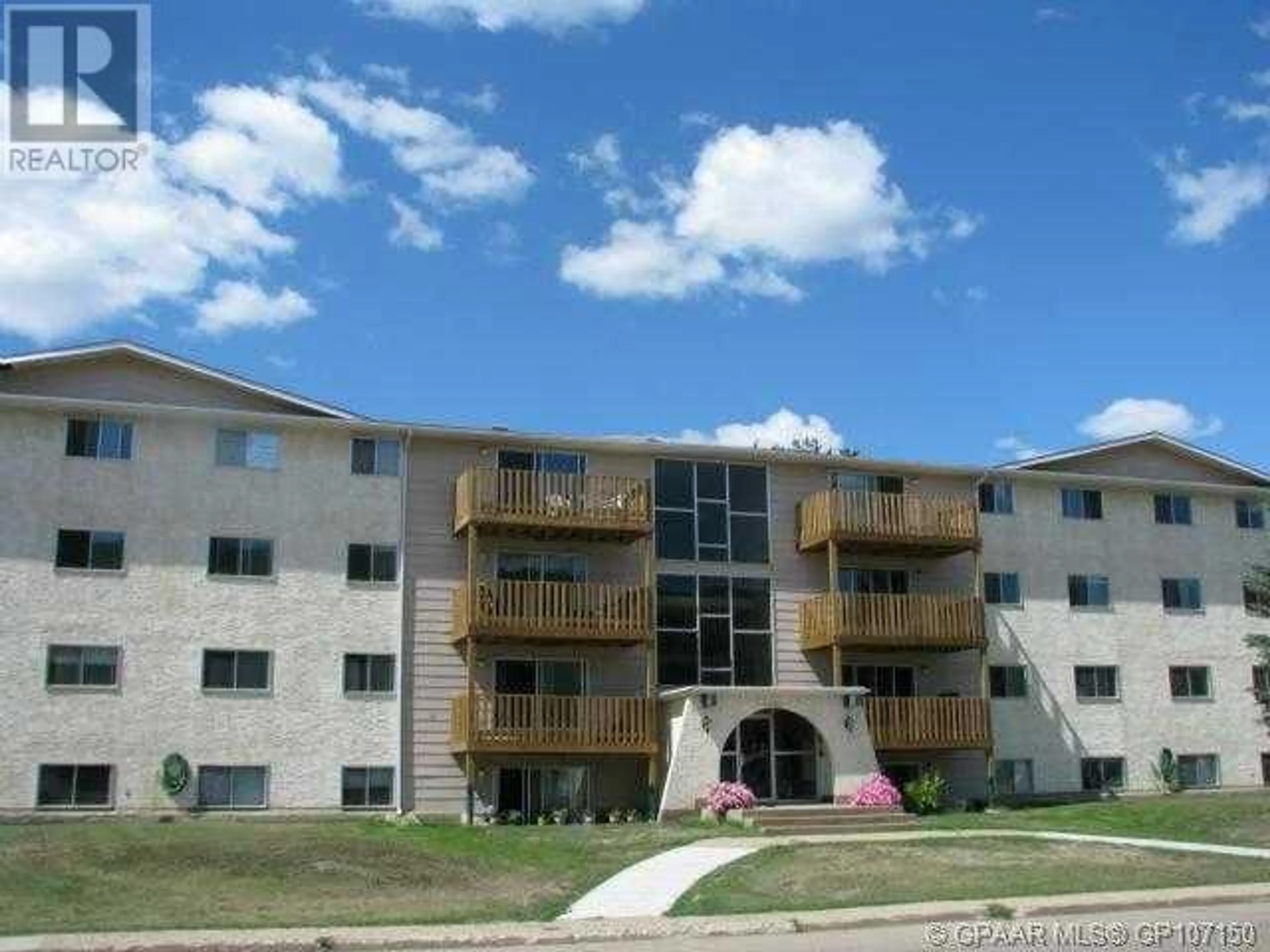A pic from exterior of the house or condo for 307 7802 99 Street, Peace River Alberta T8S1R7