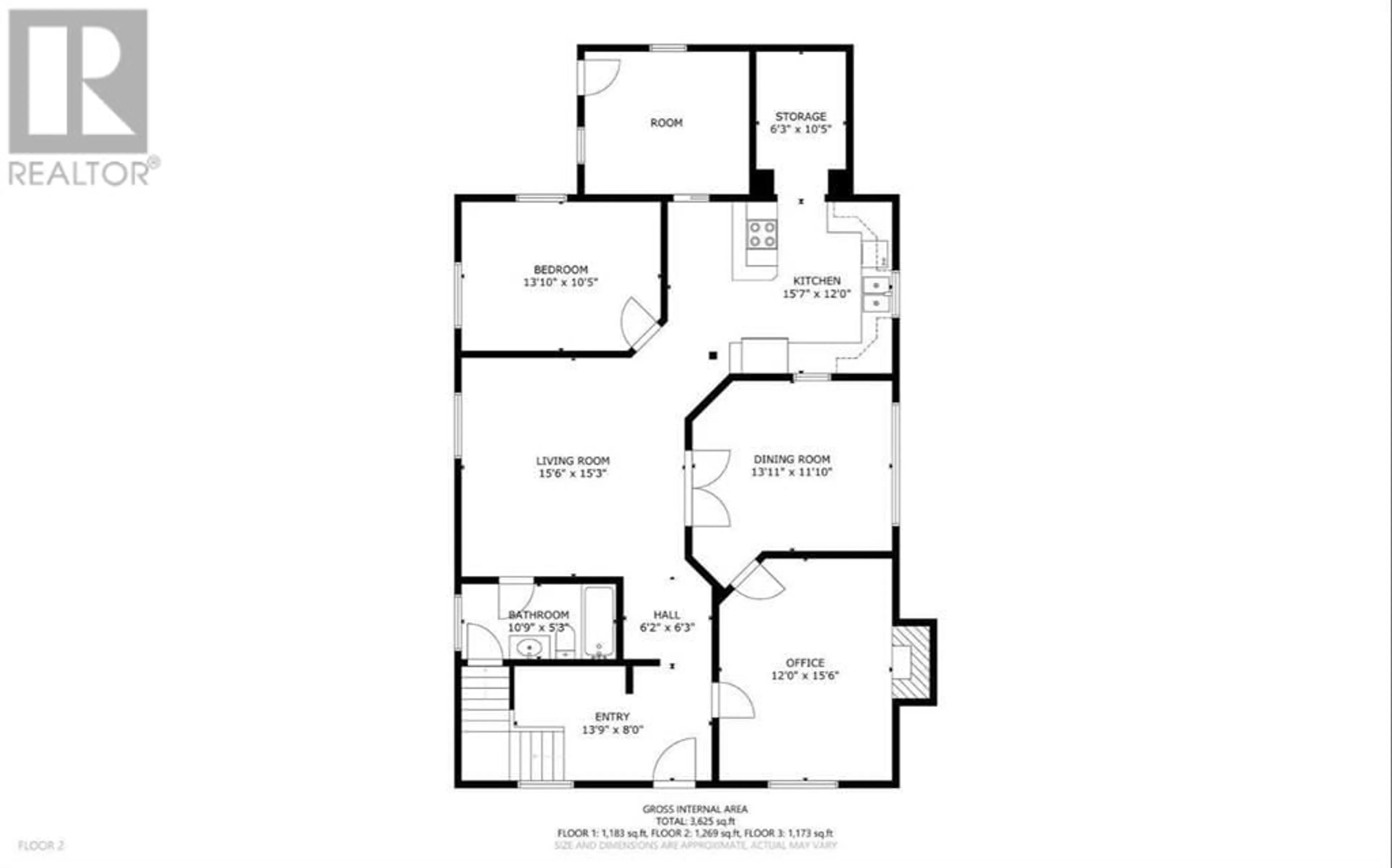 Floor plan for 115 Hanson Street, Bawlf Alberta T0B0J0