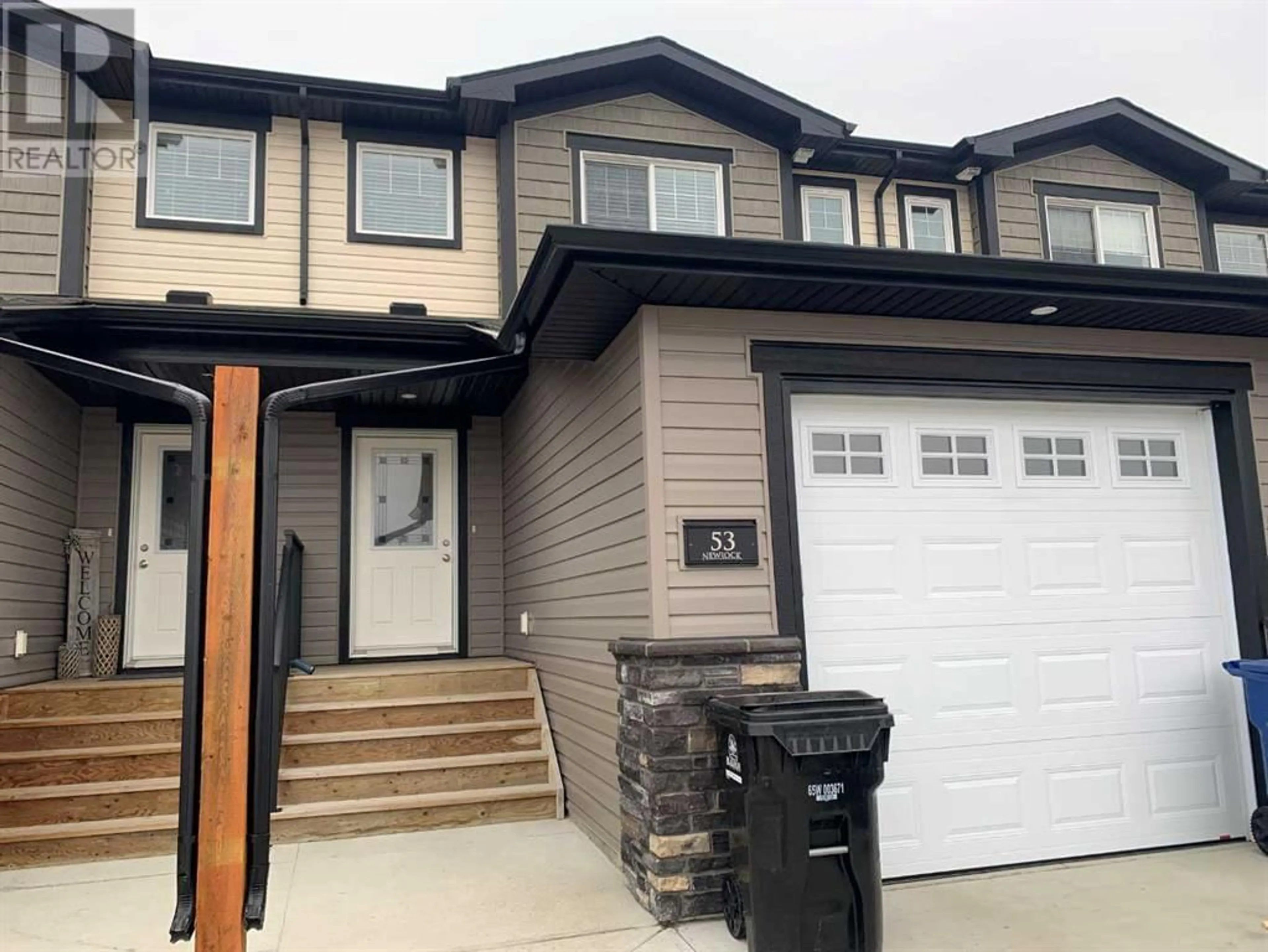 A pic from exterior of the house or condo for 53 Willow Road, Blackfalds Alberta T4M0J2