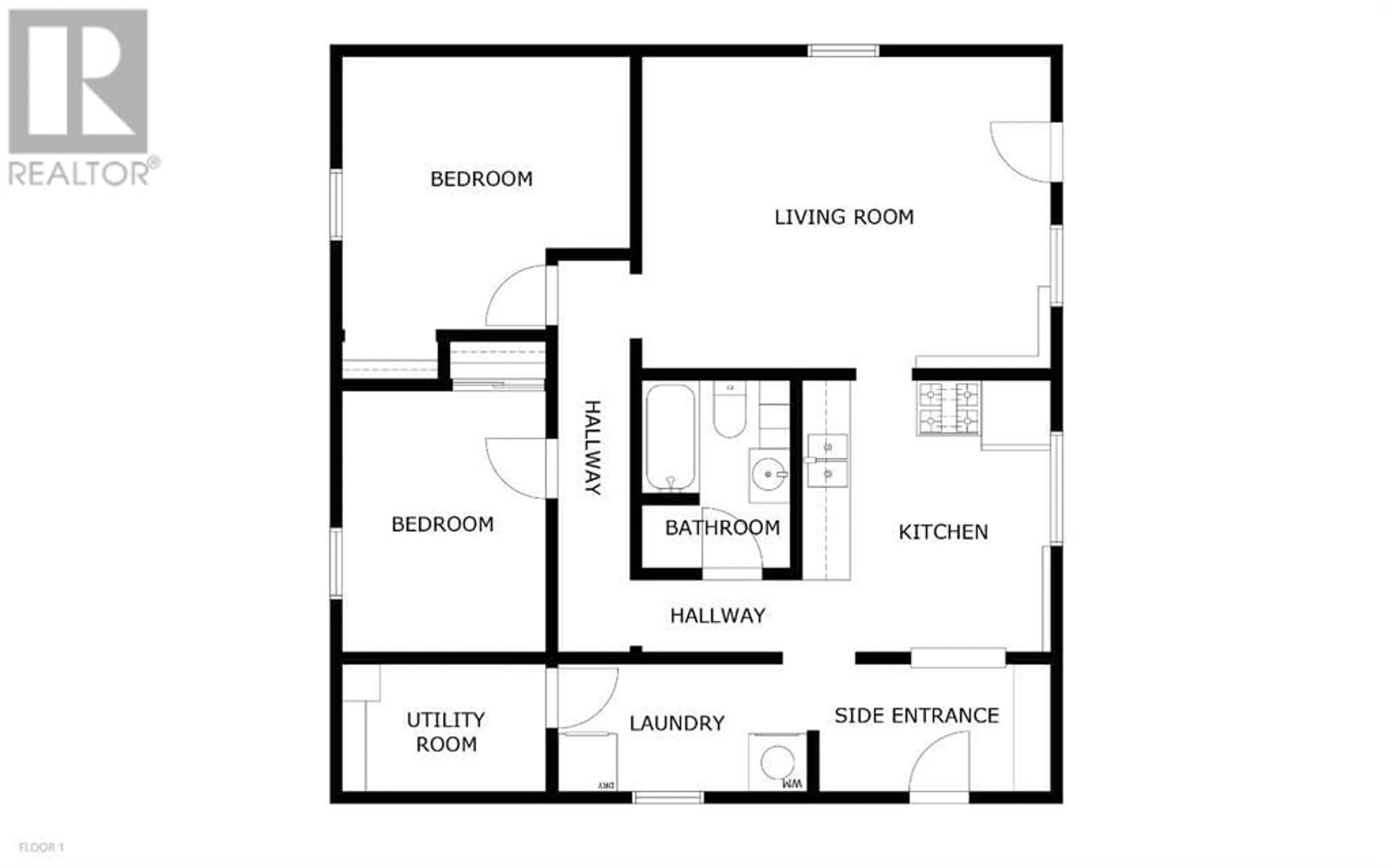 Floor plan for 5114 49 Avenue, Berwyn Alberta T0H0E0