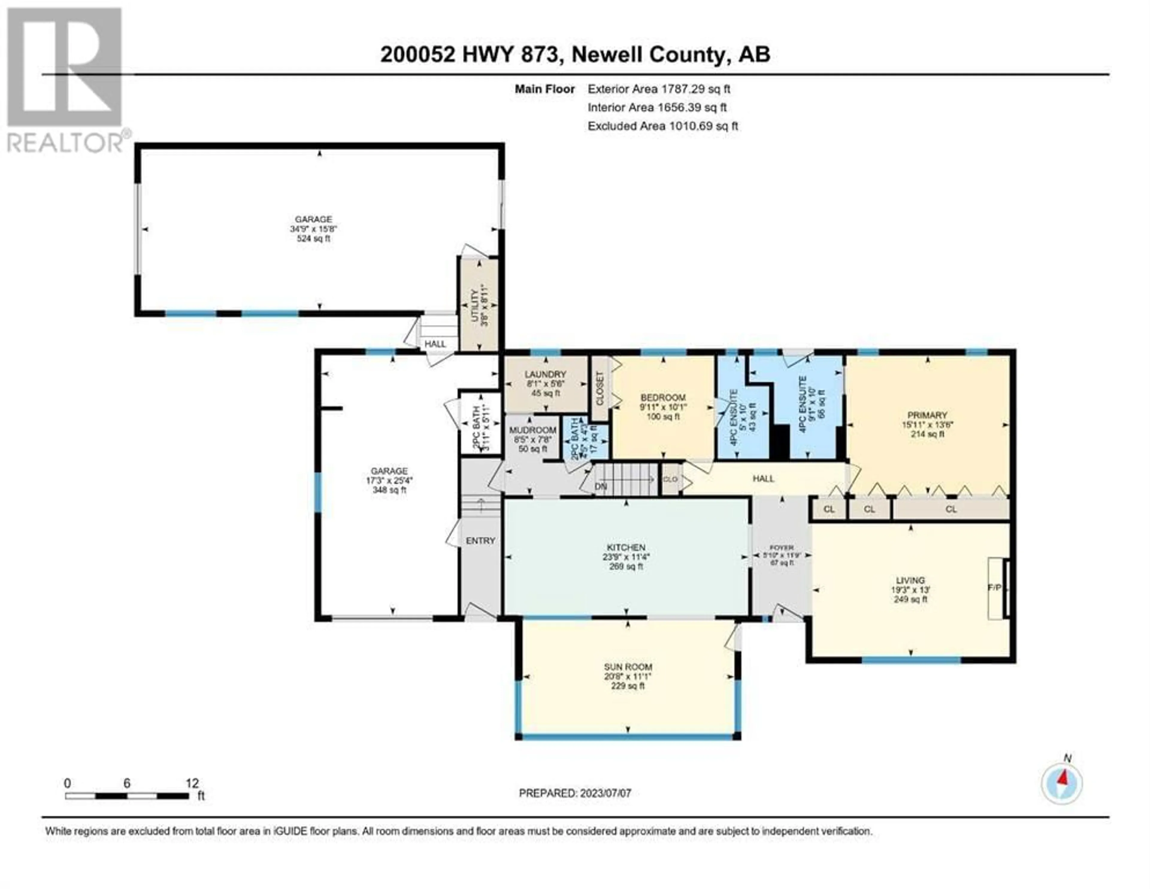 Floor plan for 200052 Hwy 873 Highway, Rural Newell, County of Alberta T0J0Z0