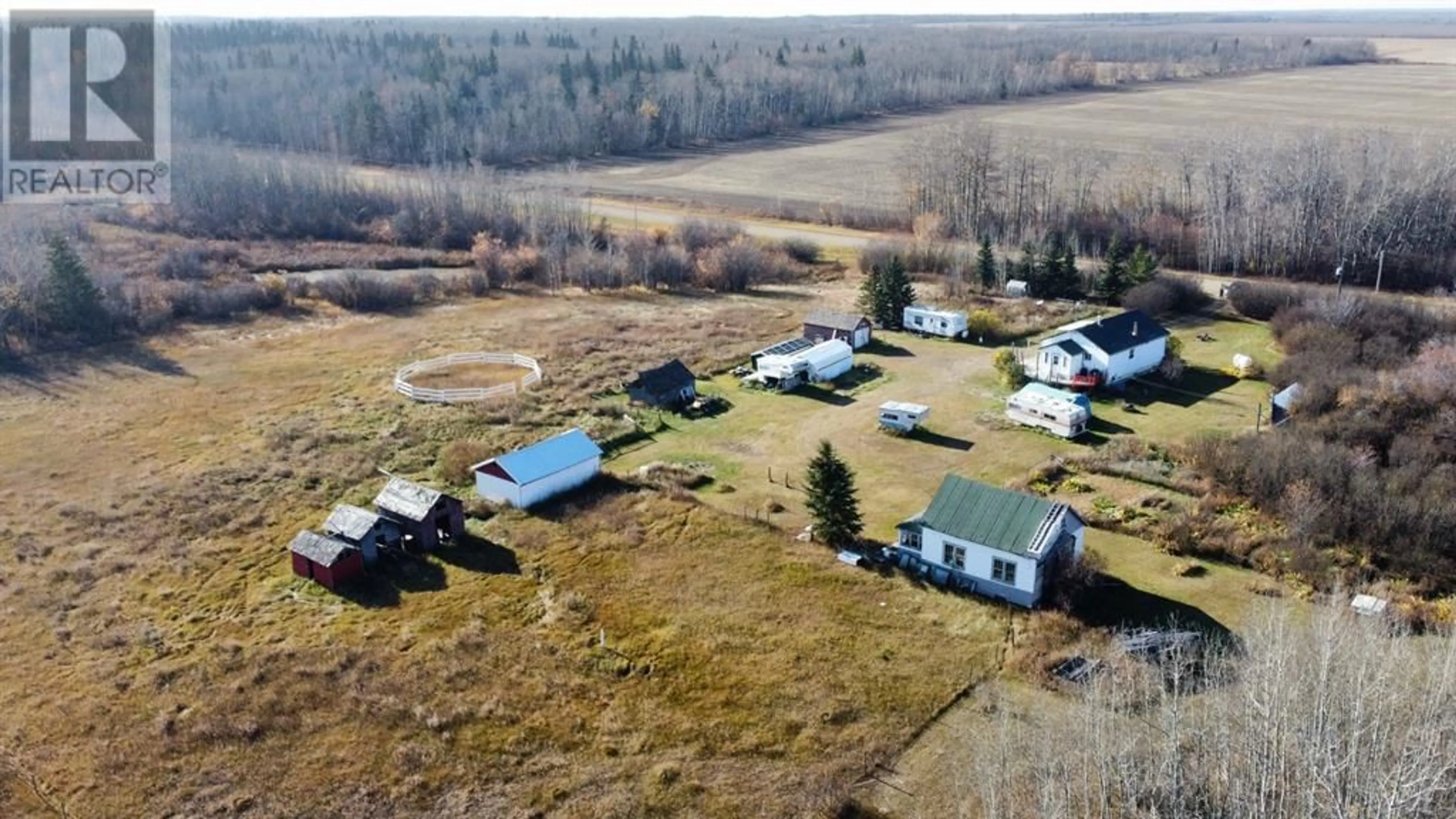 Fenced yard for 823051 Range Road 12, Rural Fairview No. 136, M.D. of Alberta T0H3T0