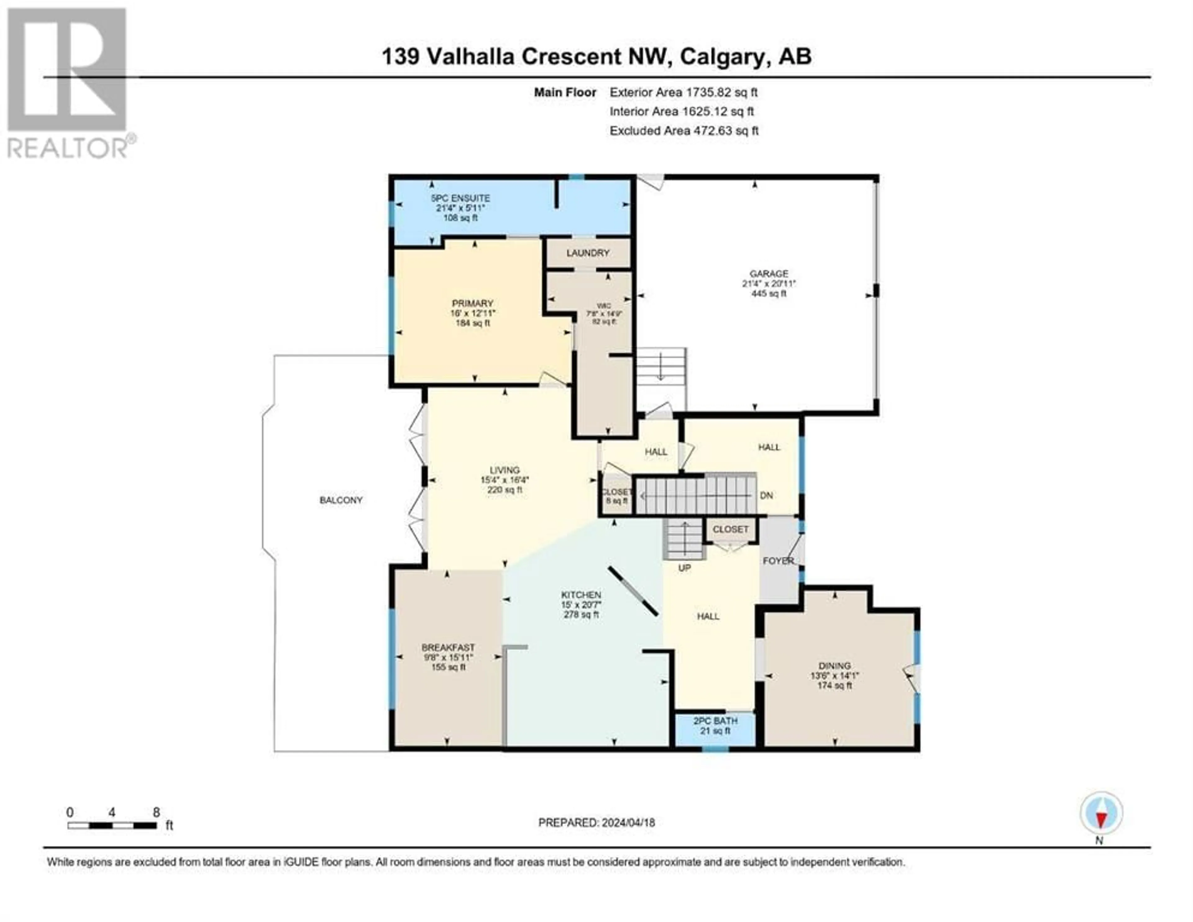 Floor plan for 139 Valhalla Crescent NW, Calgary Alberta T3A1Z7