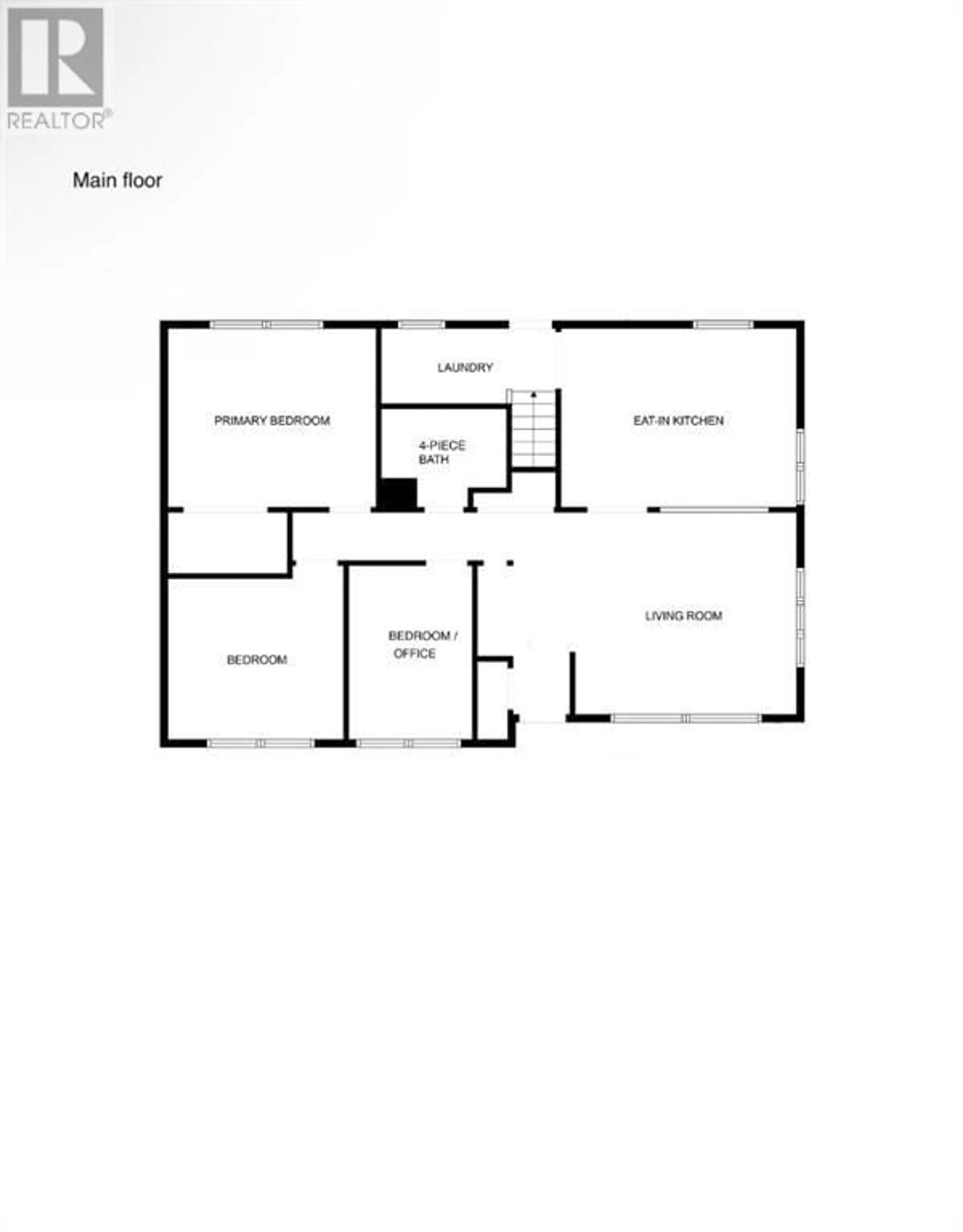 Floor plan for 4801 48 Avenue, Forestburg Alberta T0B1N0