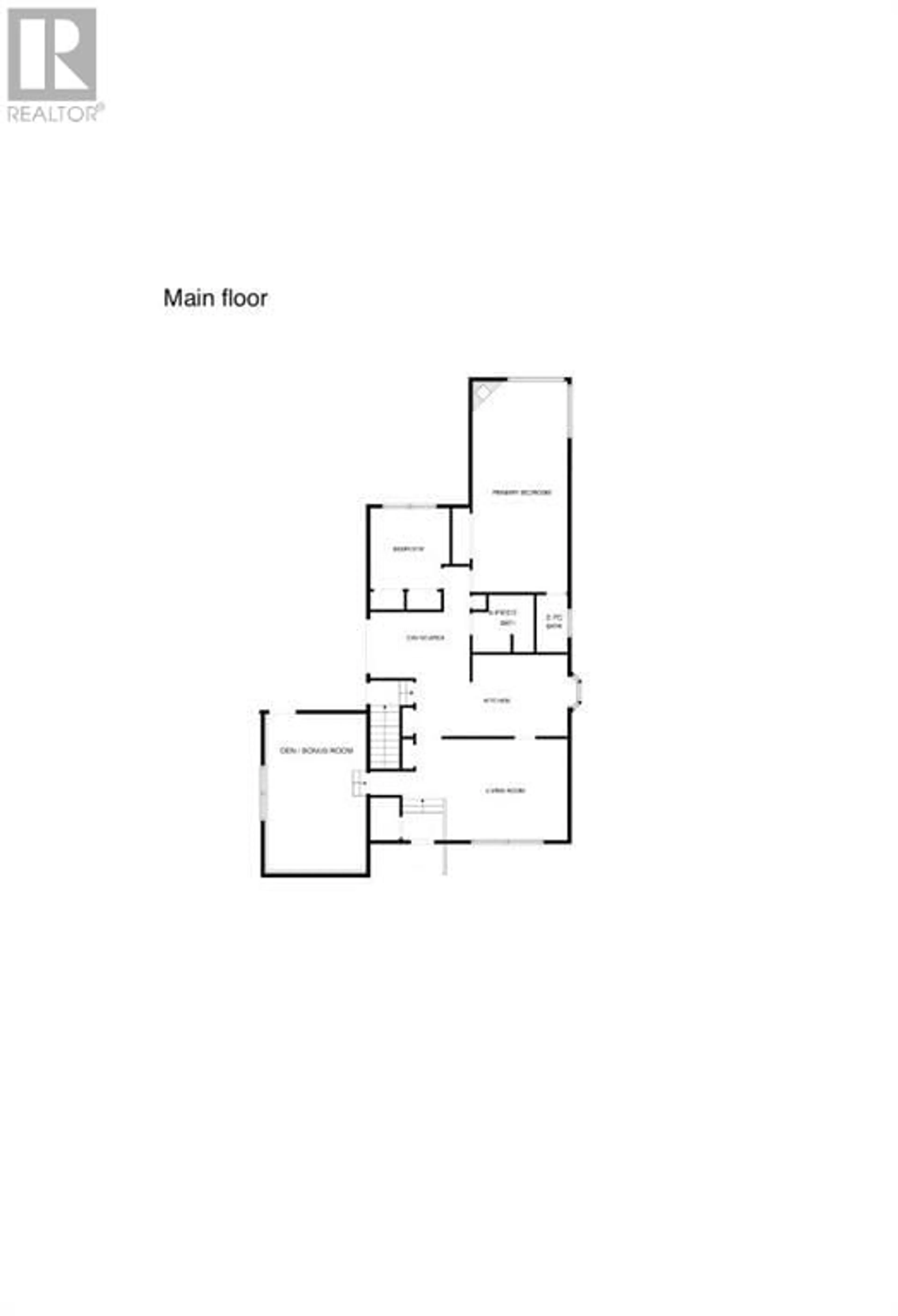 Floor plan for 4801 49 Avenue, Forestburg Alberta T0B1N0