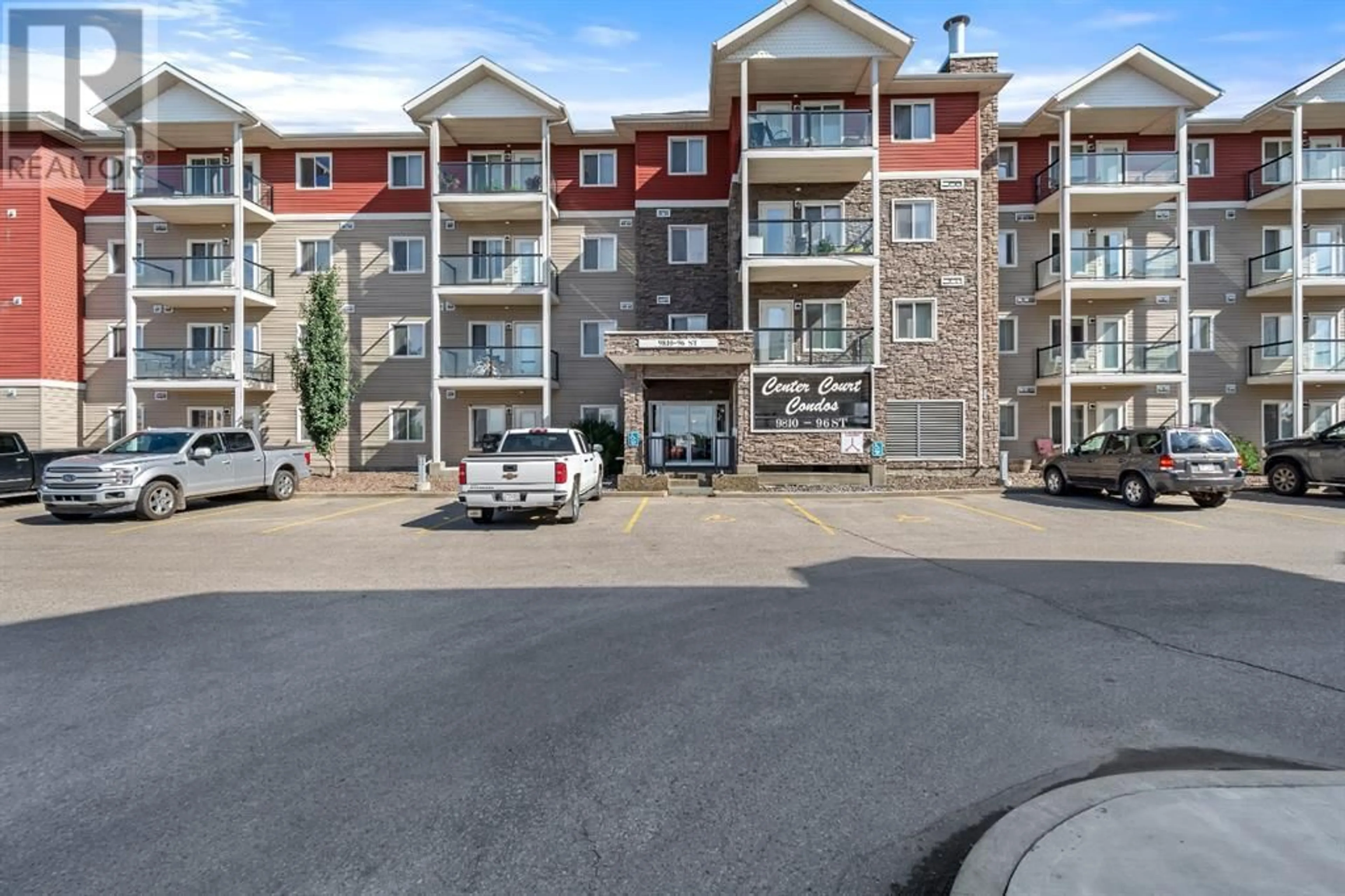 A pic from exterior of the house or condo for 106 9810 96 Street, Grande Prairie Alberta T8V7T9
