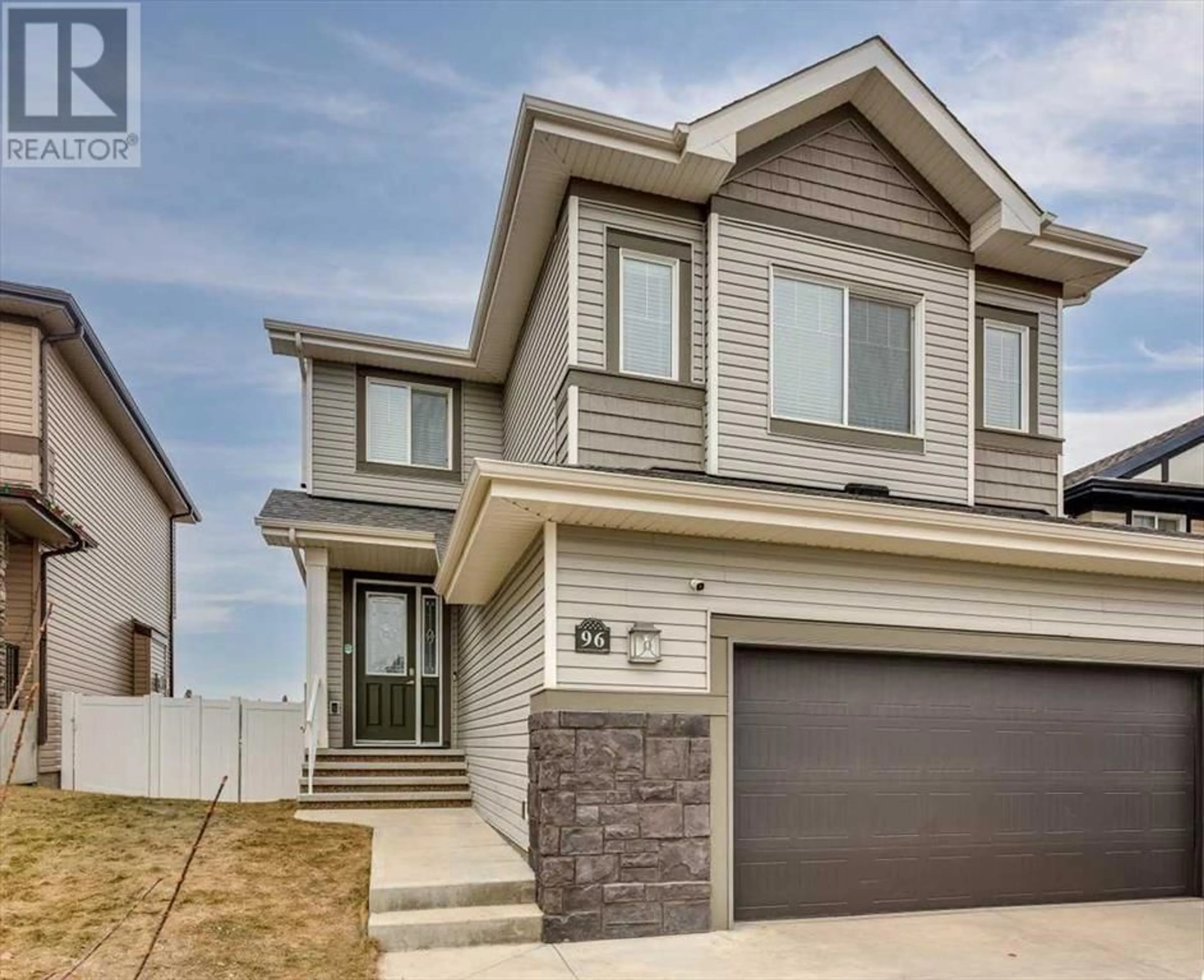 Frontside or backside of a home for 96 Timberstone Way, Red Deer Alberta T4P0N8